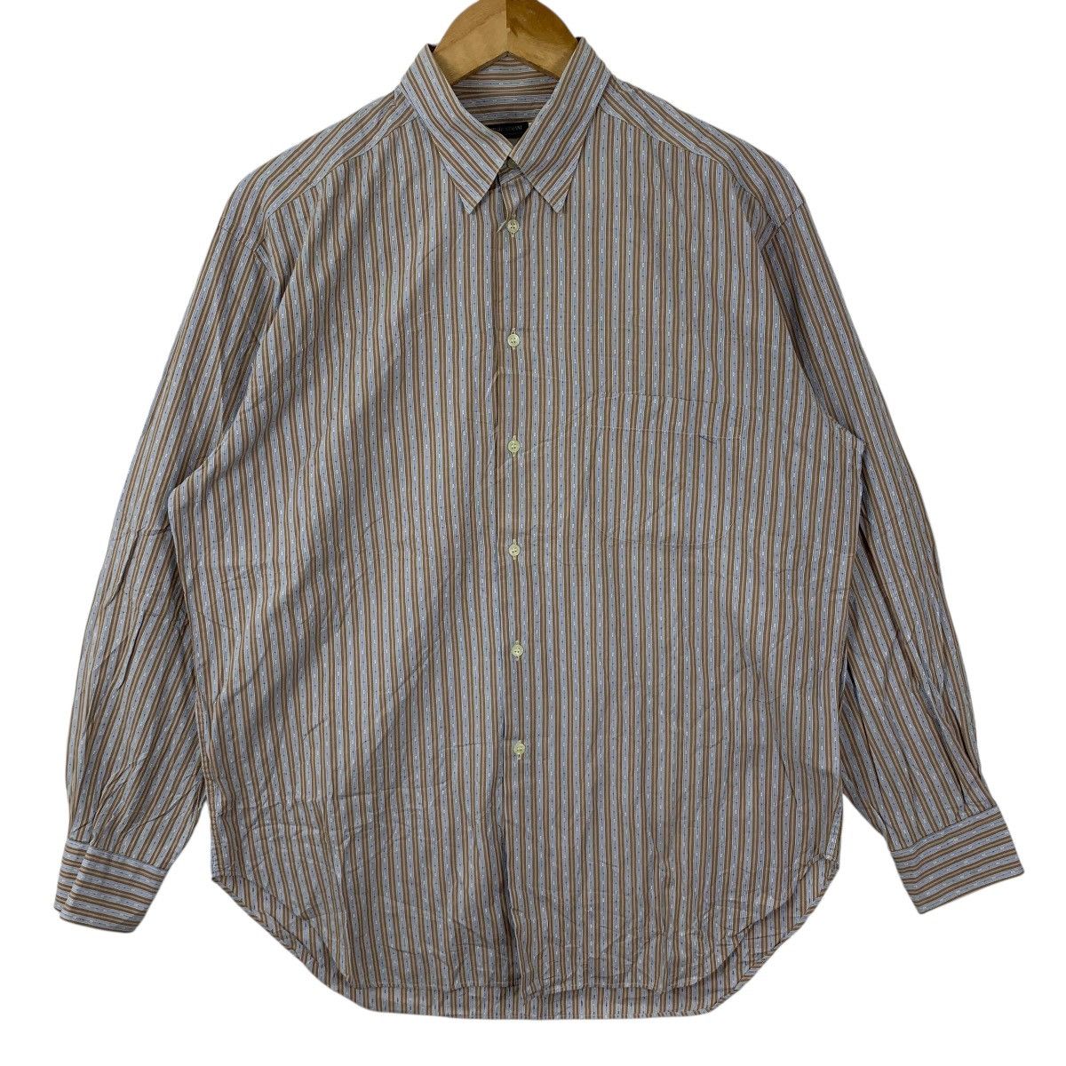 Giorgio Armani Vintage GIORGIO ARMANI A Milano Collection Striped Casual Size US L / EU 52-54 / 3 - 5 Thumbnail