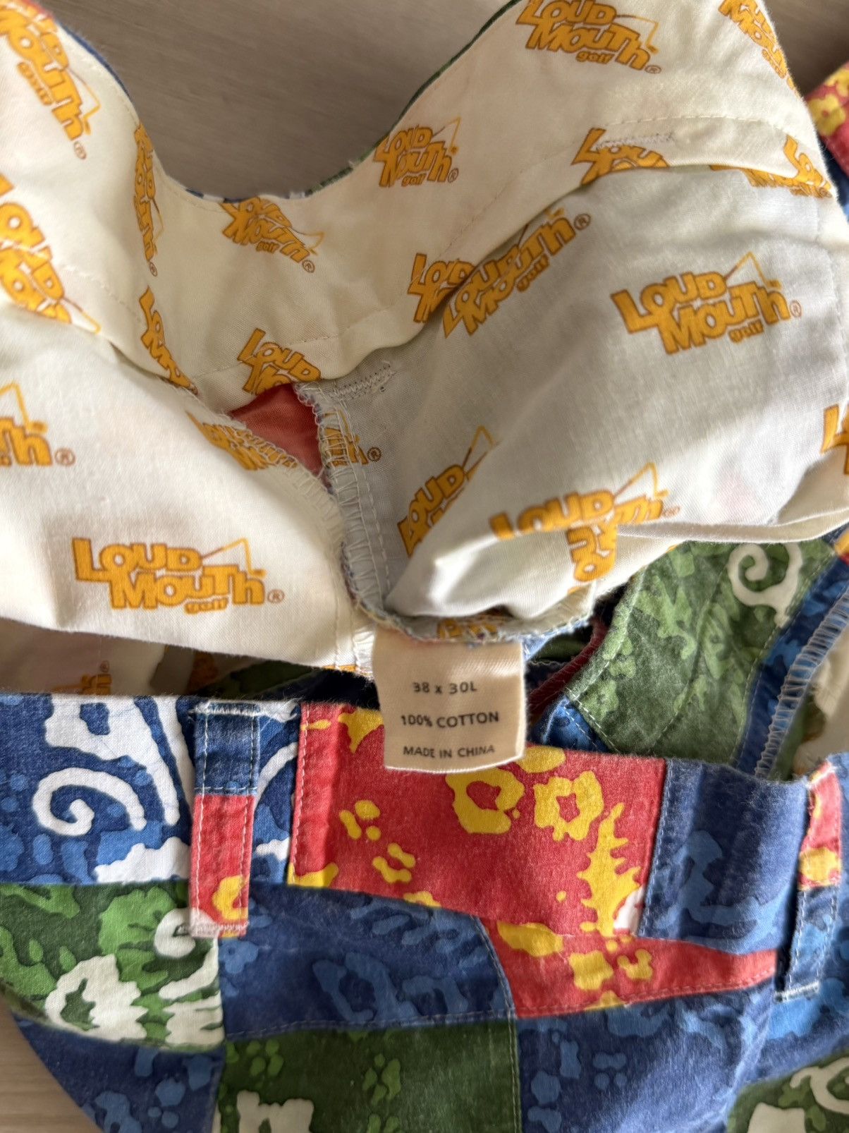 Other Mod Retro Hawaiian Patchwork Loudmouth Trouser Golf Sz 38x30 Size US 38 / EU 54 - 8 Thumbnail