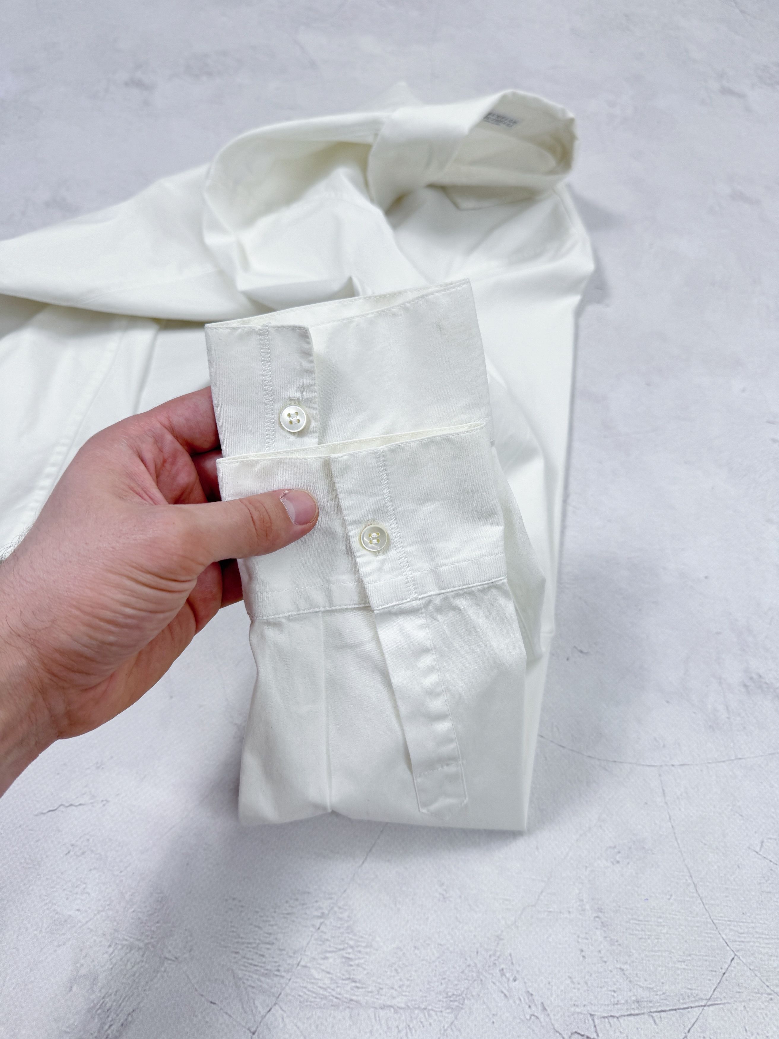 Brunello Cucinelli Brunello Cucinelli Blouse Classic Shirt Cotton & Nylon Women Size S / US 4 / IT 40 - 12 Thumbnail