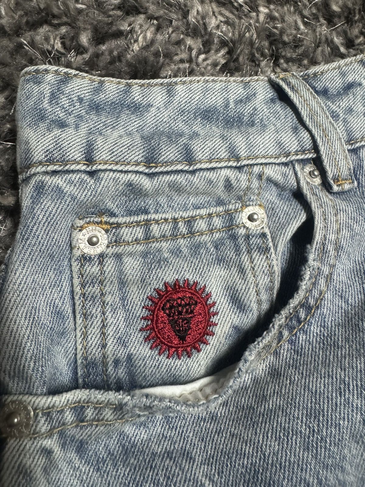 Billionaire Boys Club Icecream Blue Running Dog Jeans Size US 28 / EU 44 - 3 Thumbnail