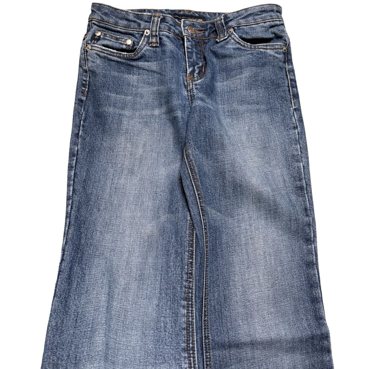 Other Vintage Y2K Refuge Light Wash Jeans Flare Low Rise Sz 5 28" Size 28" / US 6 / IT 42 - 2 Thumbnail