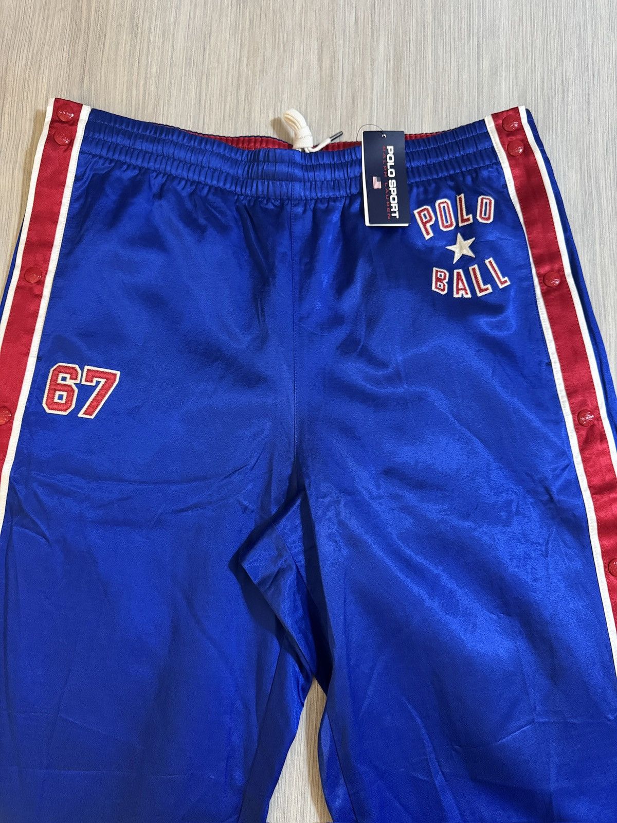 Polo Ralph Lauren Polo Ball Satin Tearaway Pants sz XL NWT Size US 38 / EU 54 - 2 Thumbnail