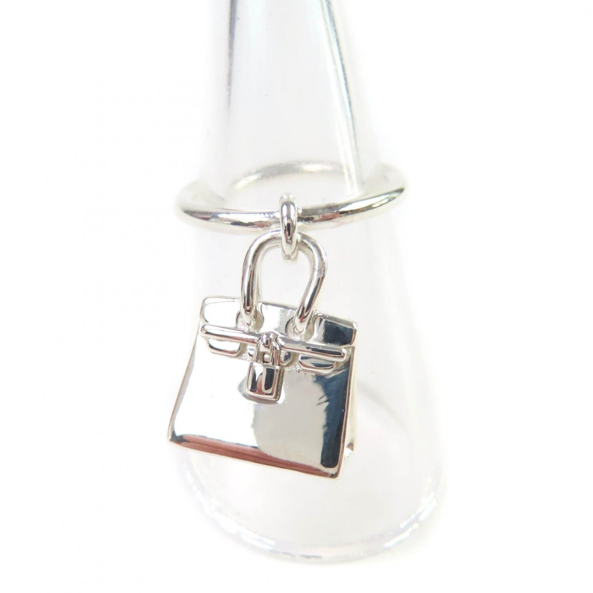 Hermes HERMES 2020 925 Amulet Birkin Ring, Silver, Size 51 (), with Box, Made in Italy, Weight 7.34g, Women's Size ONE SIZE - 1 Thumbnail