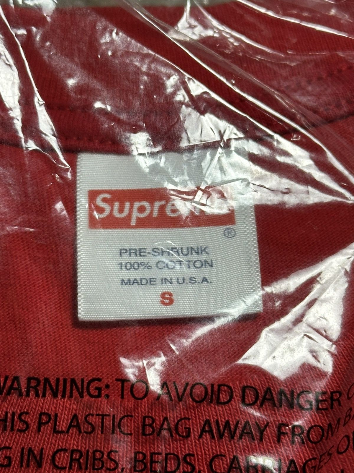 Supreme Supreme Mont Blanc Tee - Red - S - FW23 Size US S / EU 44-46 / 1 - 5 Thumbnail