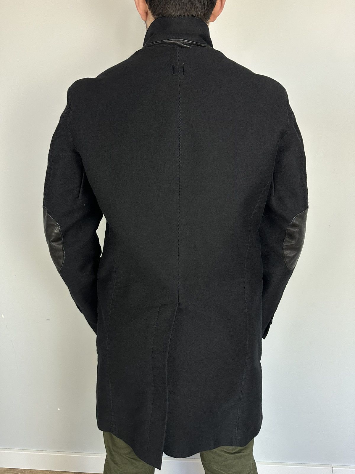 hannes roether Hannes Roether Men's Cotton Coat Jacket Size L/M Black Size US L / EU 52-54 / 3 - 9 Thumbnail