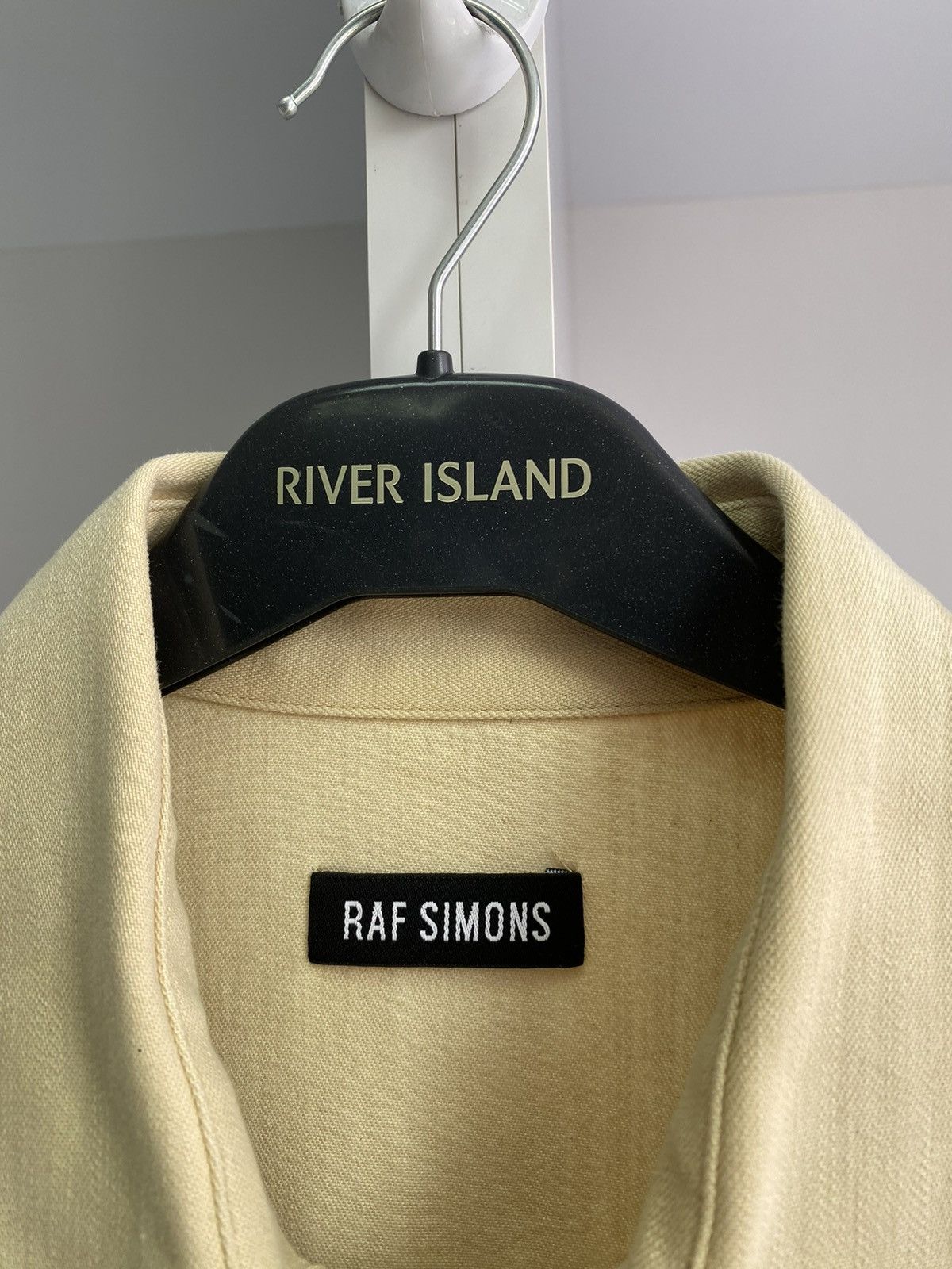 Raf Simons × Vintage Vintage Raf Simons 15SS Two Pocket RS Walker Patch Shirt Size US L / EU 52-54 / 3 - 12 Thumbnail
