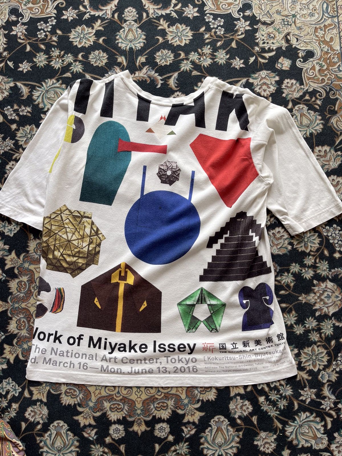 Homme Plisse Issey Miyake × Issey Miyake 2016 Issey Miyake ‘Art Of Issey Miyake’ Tee Size US L / EU 52-54 / 3 - 1 Thumbnail