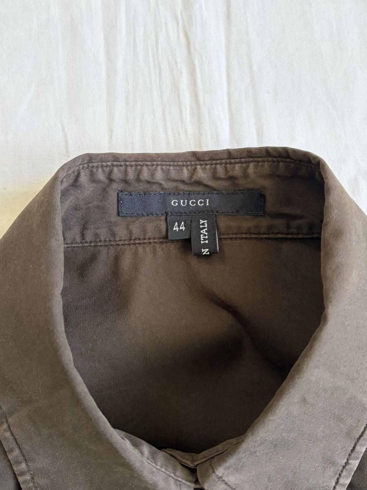 Gucci Gucci by Tom Ford 2001 military uniform shirt Size L / US 10 / IT 46 - 5 Thumbnail