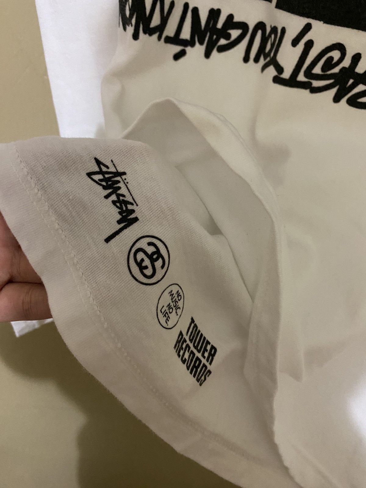 Stussy × Vintage Stussy Photo tee youth Tower records Size US M / EU 48-50 / 2 - 3 Thumbnail
