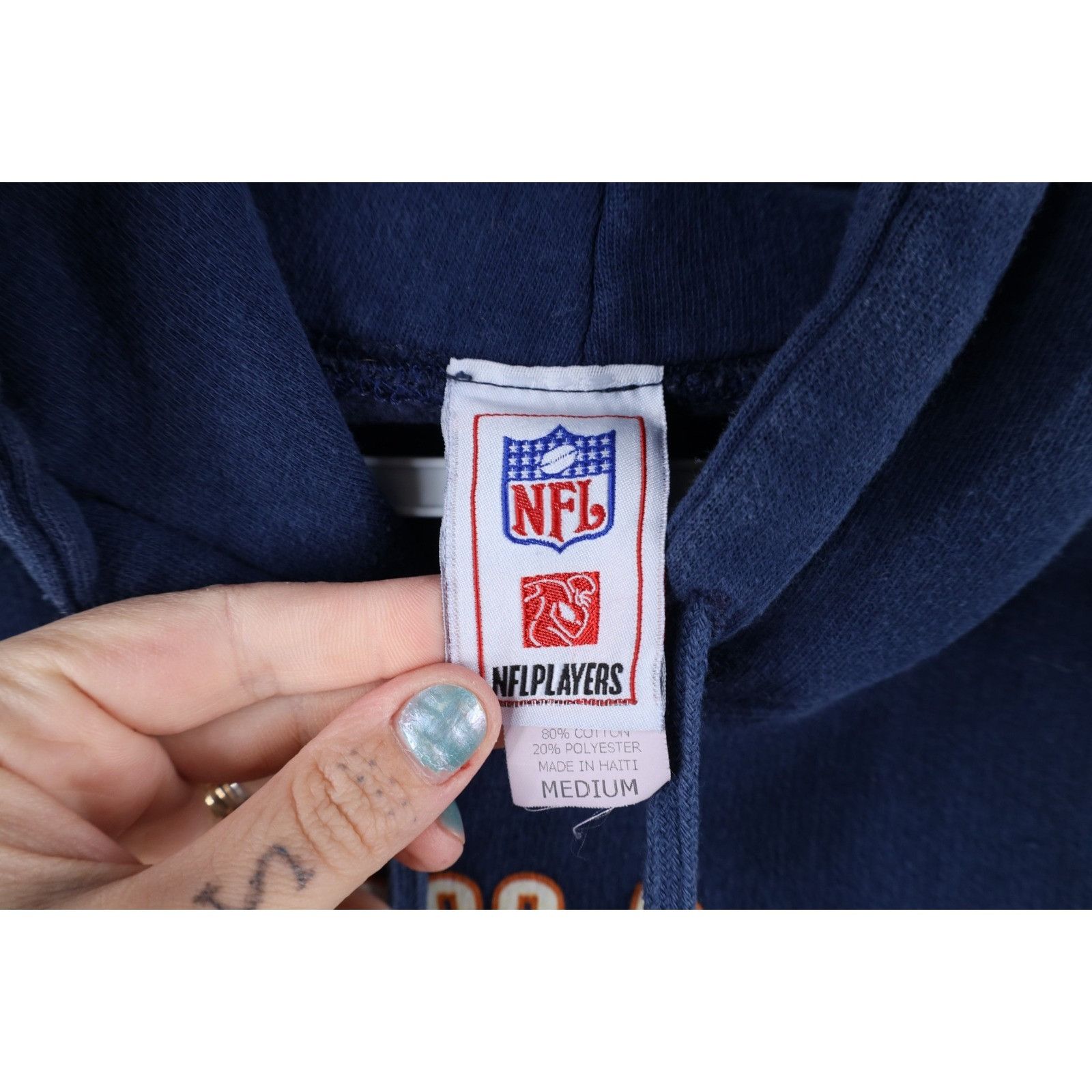 Vintage Vintage Cropped Brian Urlacher Chicago Bears Football Hoodie Size M / US 6-8 / IT 42-44 - 4 Thumbnail