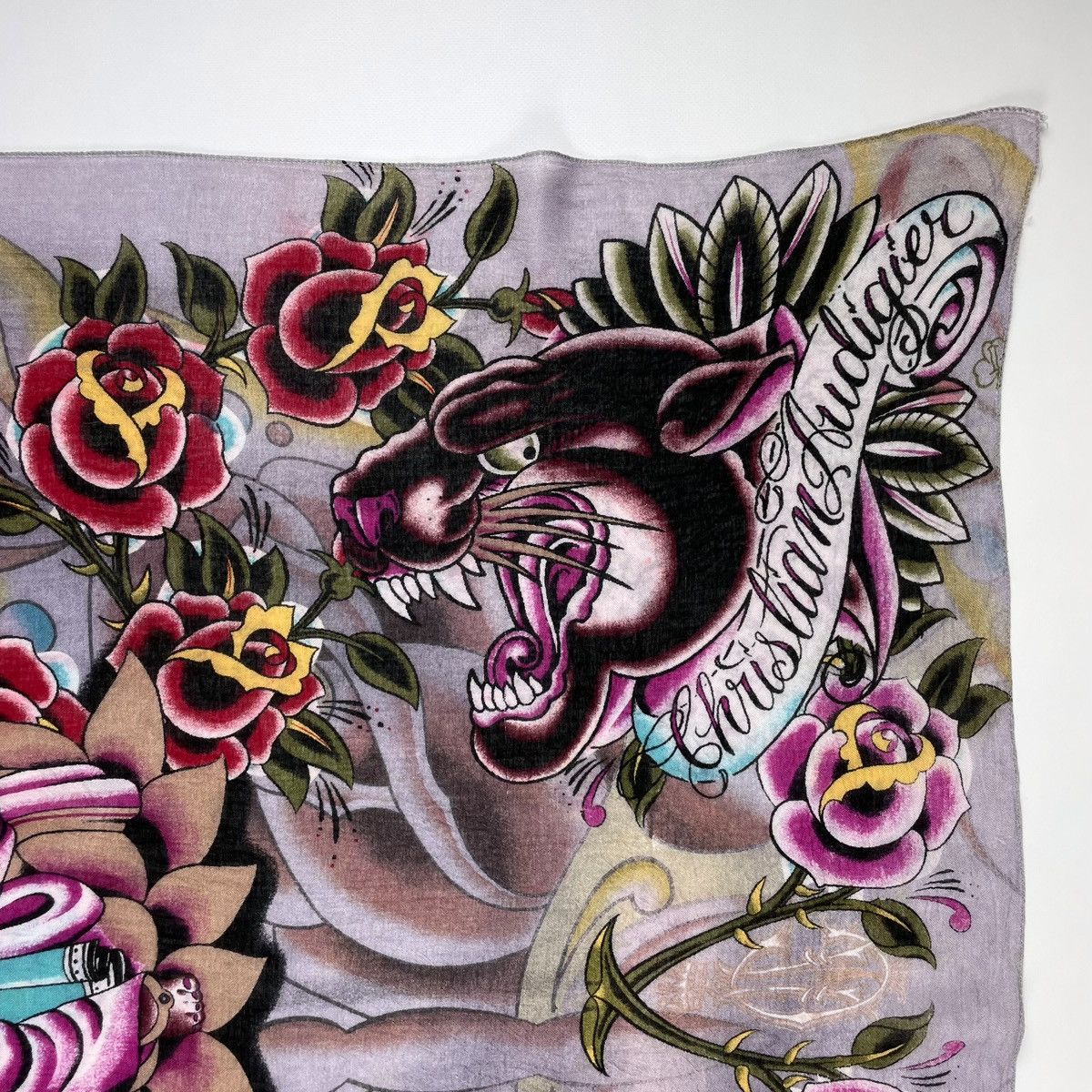 Ed Hardy Ed hardy Christian Audigier Scarf Size ONE SIZE - 6 Thumbnail