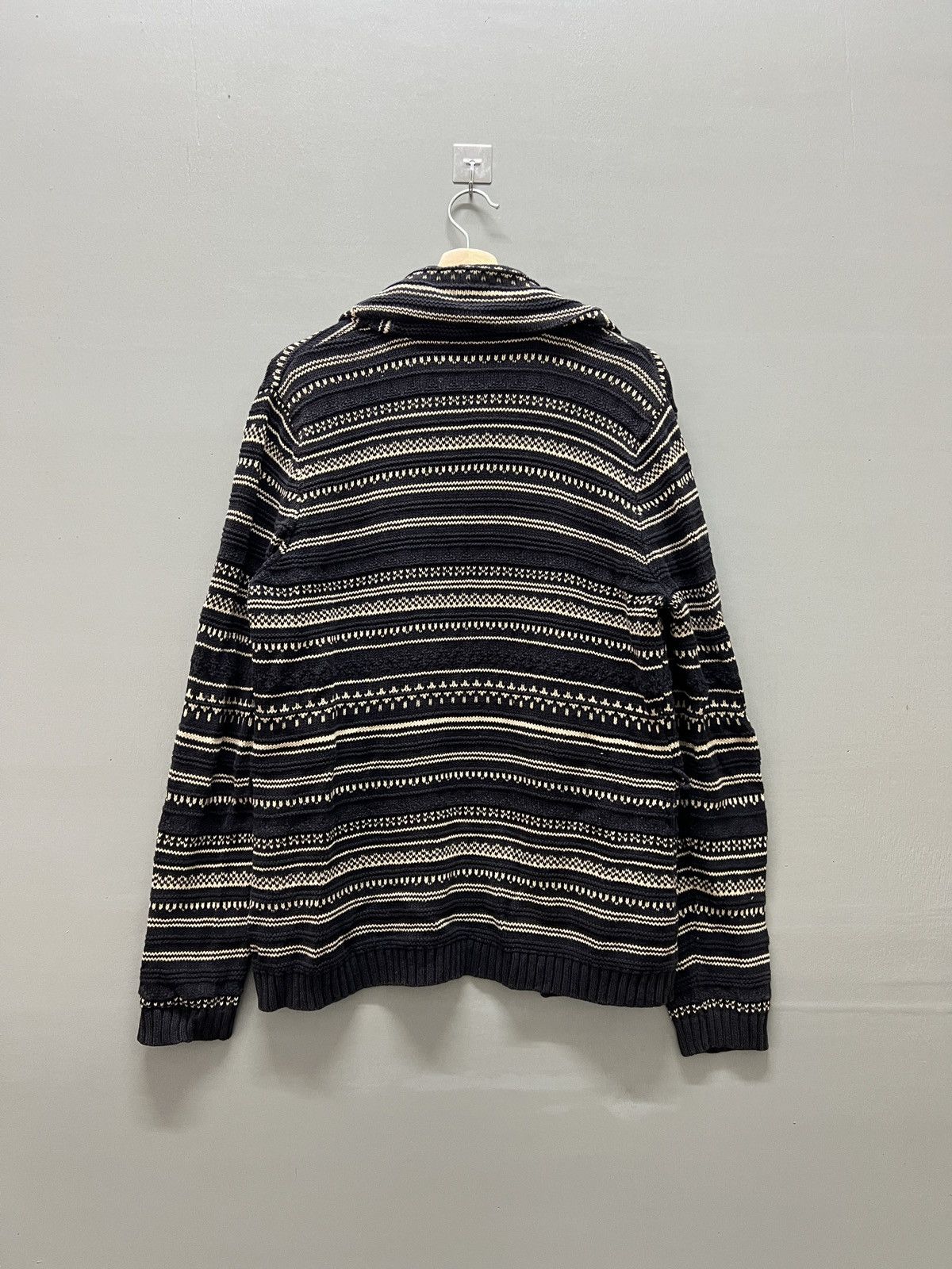 Lauren Ralph Lauren Vintage Polo Ralph Lauren Knits Stripe Cardigan Sweater Size US M / EU 48-50 / 2 - 2 Thumbnail
