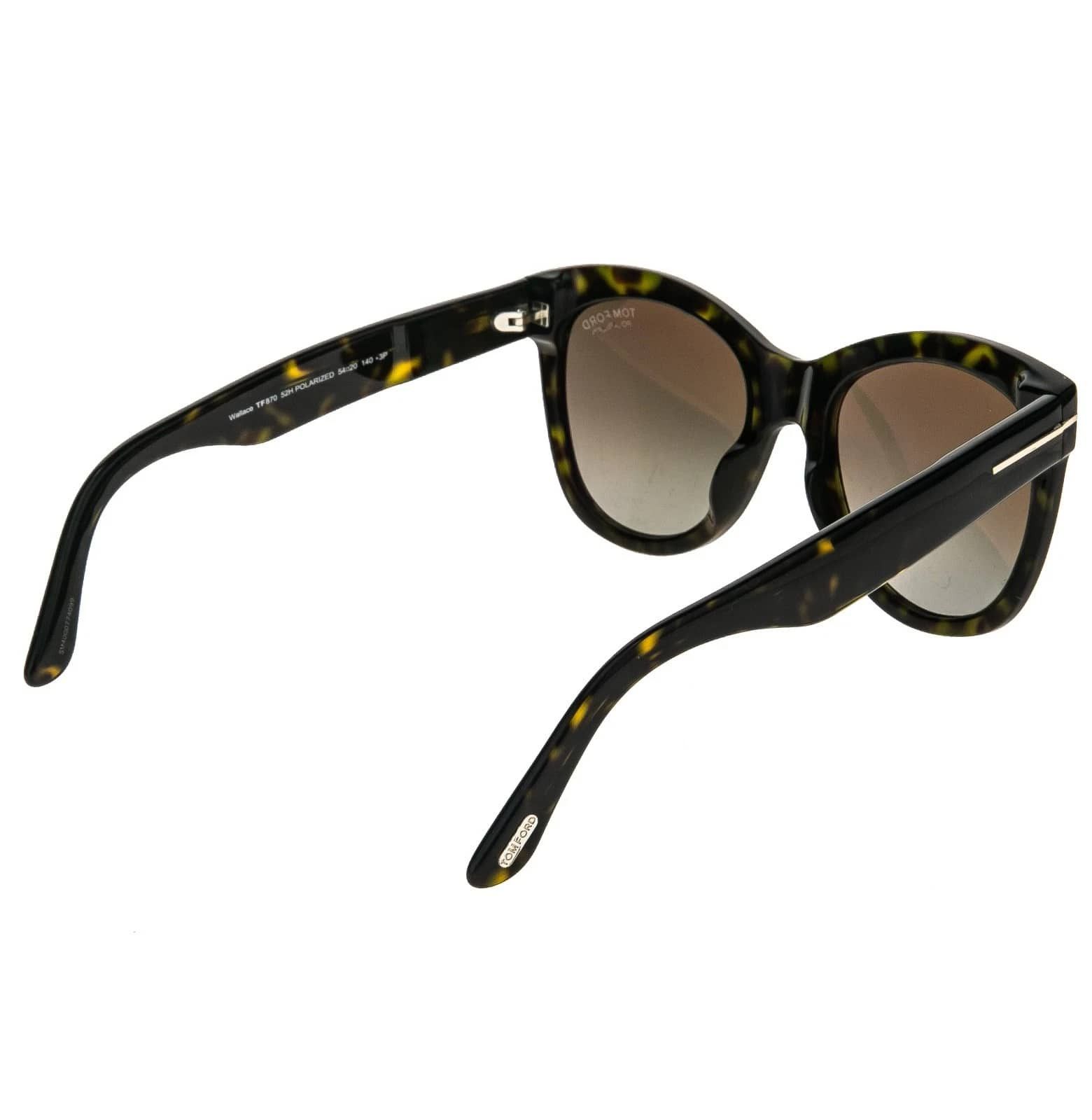 Tom Ford TOM FORD WALLACE TF870 52H Brown Havana Sunglass 870 FT0870 Size ONE SIZE - 6 Thumbnail