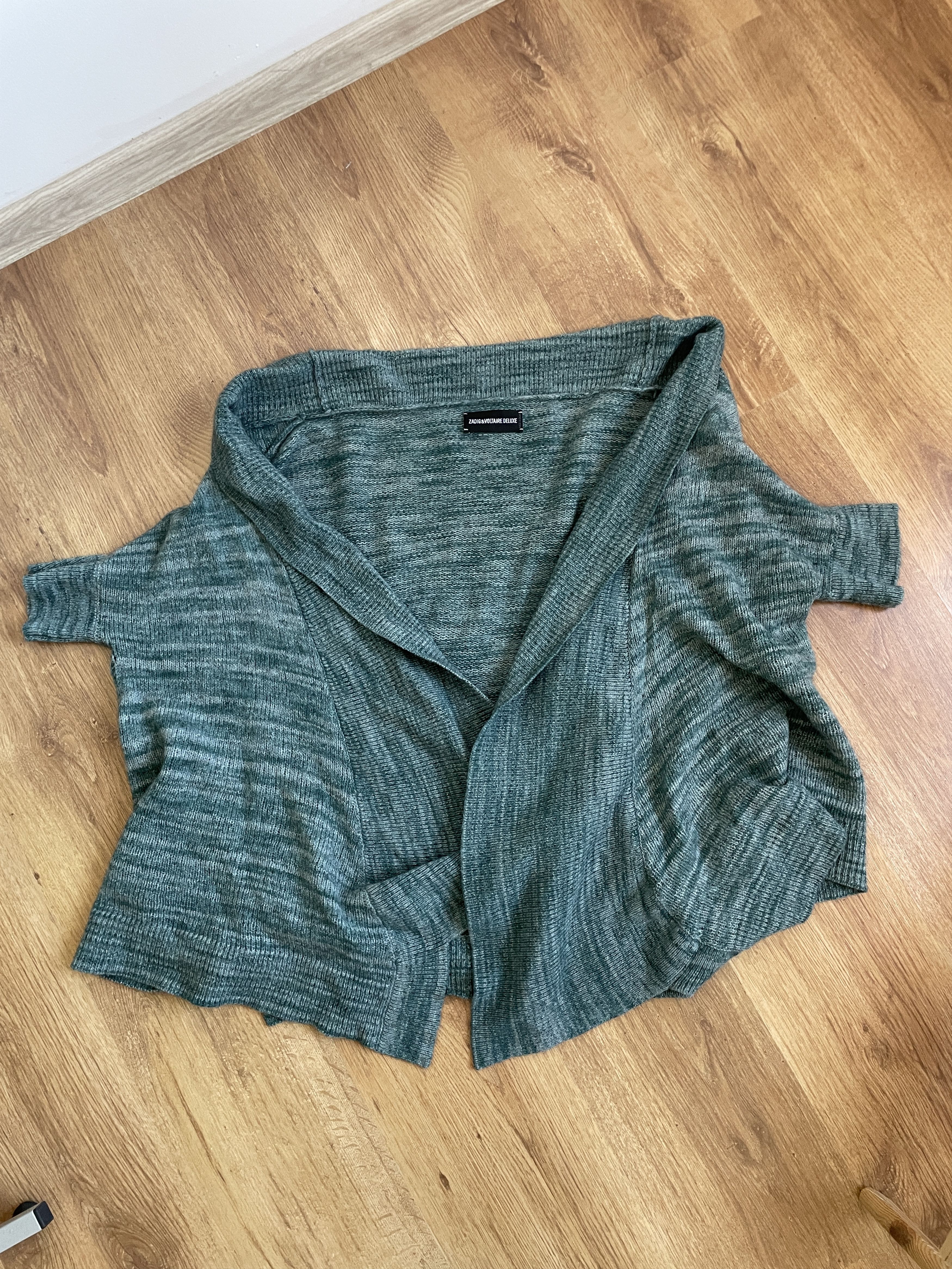 Zadig & Voltaire Zadig & Voltaire Deluxe Misti Cashmere Open Front Cardigan Size ONE SIZE - 3 Thumbnail