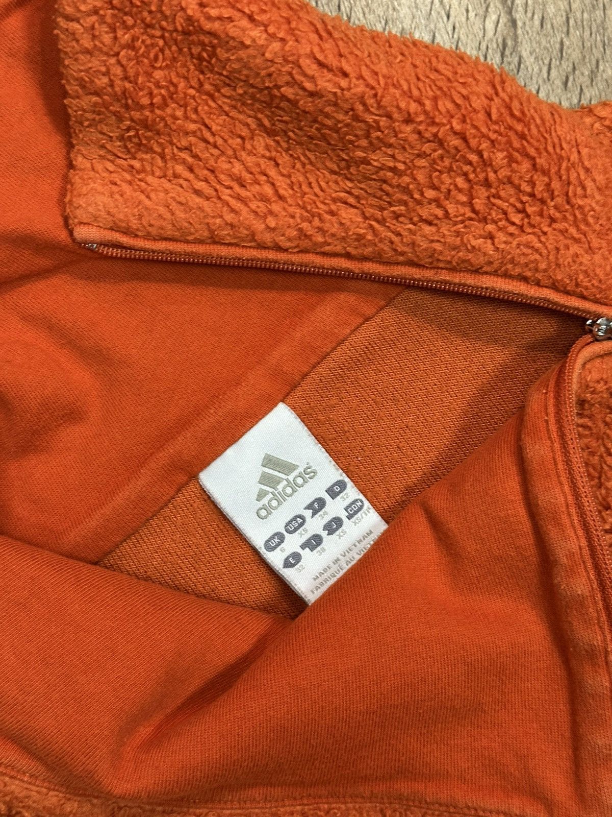 Adidas Adidas Vintage Fleece Plush Avant-Gard Hoodie Size XS / US 0-2 / IT 36-38 - 4 Thumbnail