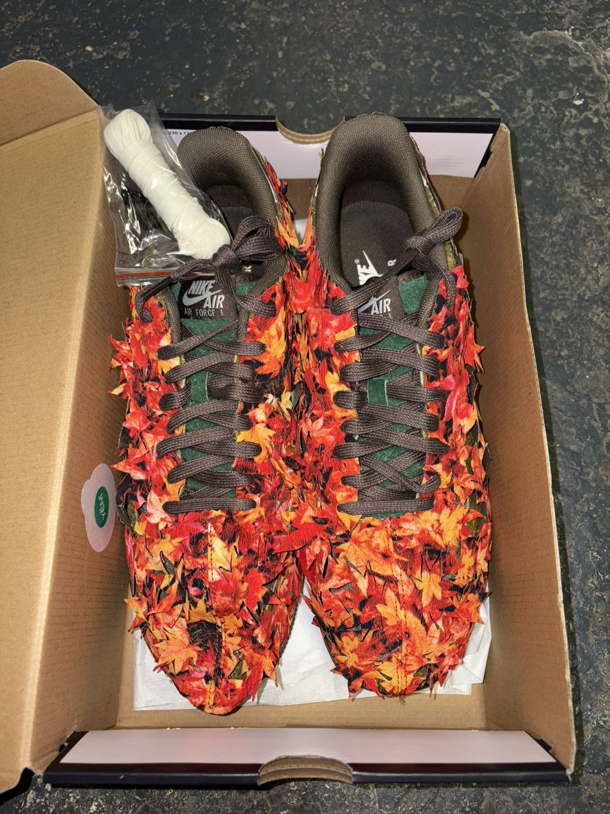 Nike Nike Air Force 1 Low LX Leaf Camo Size US 13 / EU 46 - 3 Thumbnail