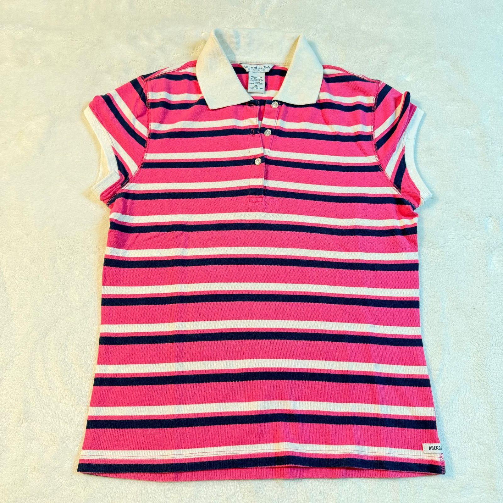 Abercrombie & Fitch Womens Vintage Abercrombie & Fitch Polo Size XL / US 12-14 / IT 48-50 - 1 Thumbnail