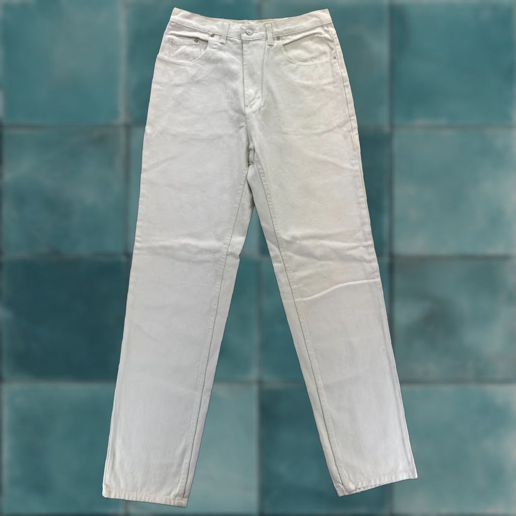 Jordache VINTAGE Jordache Jeans Mens 32x34 Easy Fit Tapered Leg White Denim Western Y2K Size US 32 / EU 48 - 1 Thumbnail
