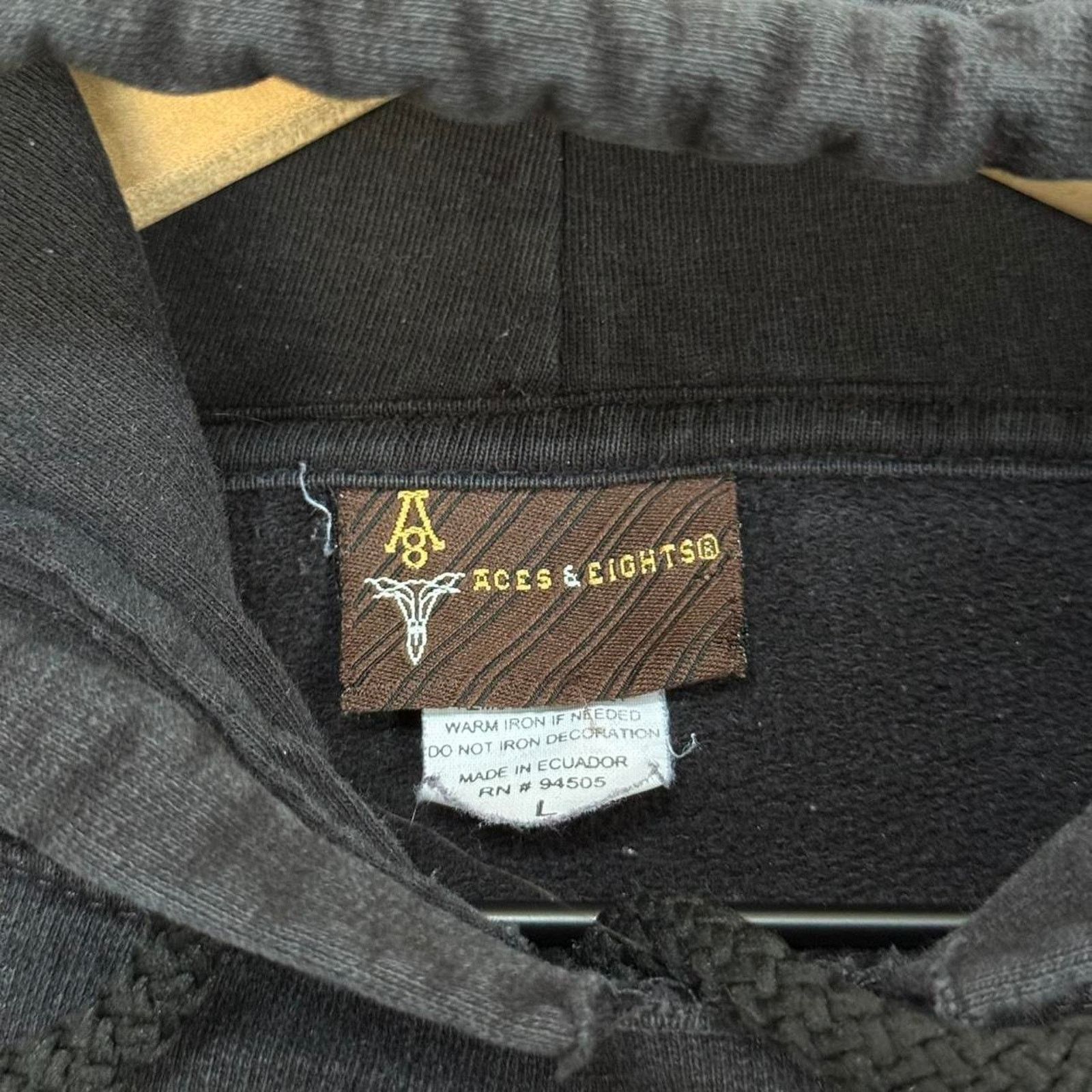 Other Vintage 2006 ACDC Back In Black Faded Hoodie Rock and Roll Size US L / EU 52-54 / 3 - 6 Thumbnail