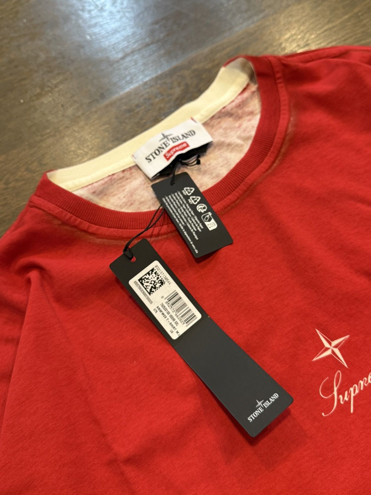 Stone Island × Supreme Supreme X Stone Island Contrast Long Sleeve T Shirt Size US XXL / EU 58 / 5 - 2 Thumbnail