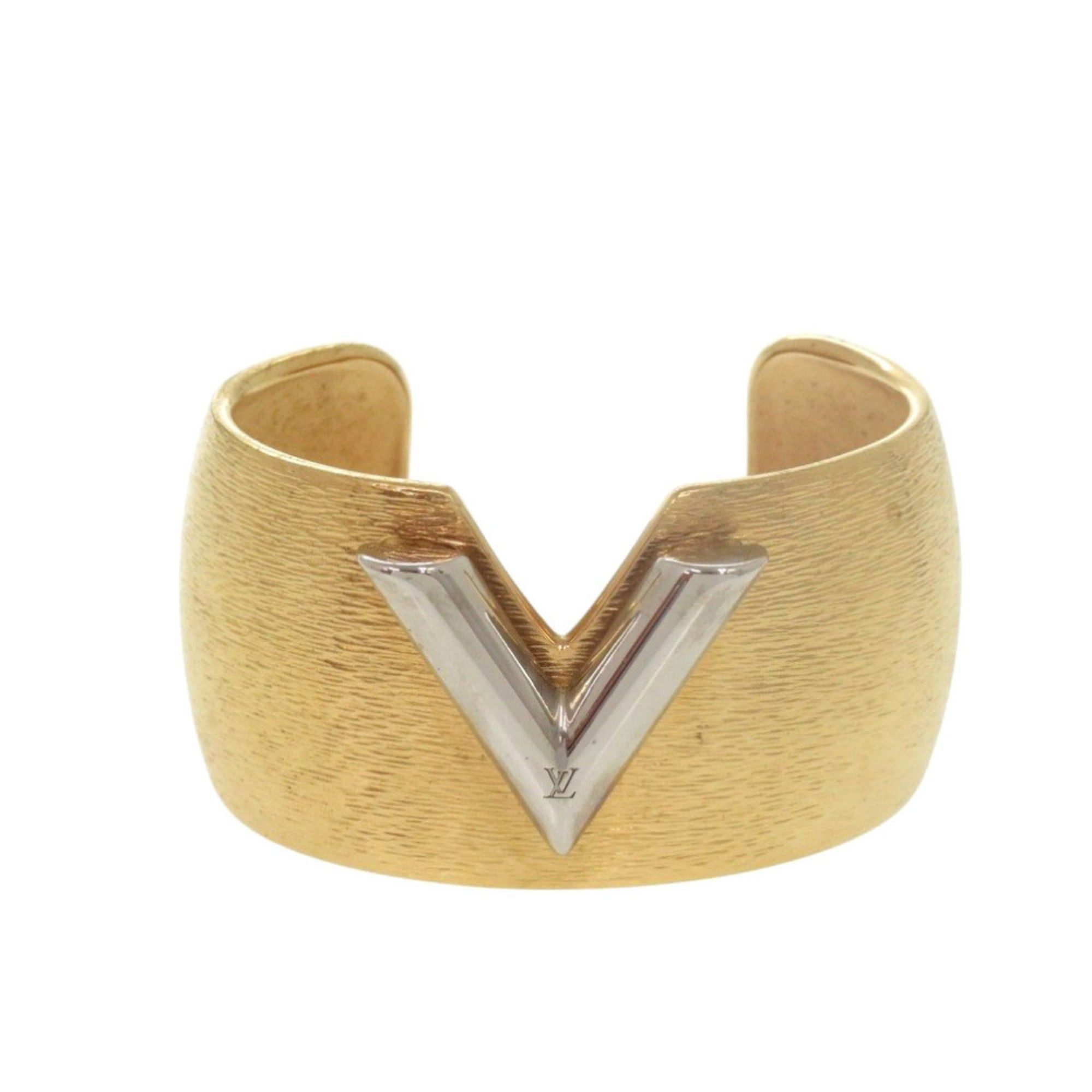 Louis Vuitton Excellent condition Louis Vuitton Essential V Colorama Cuff Bangle M68031 Metal Gold Bracelet LV 2081 LOUIS VUITTON Size ONE SIZE - 1 Thumbnail