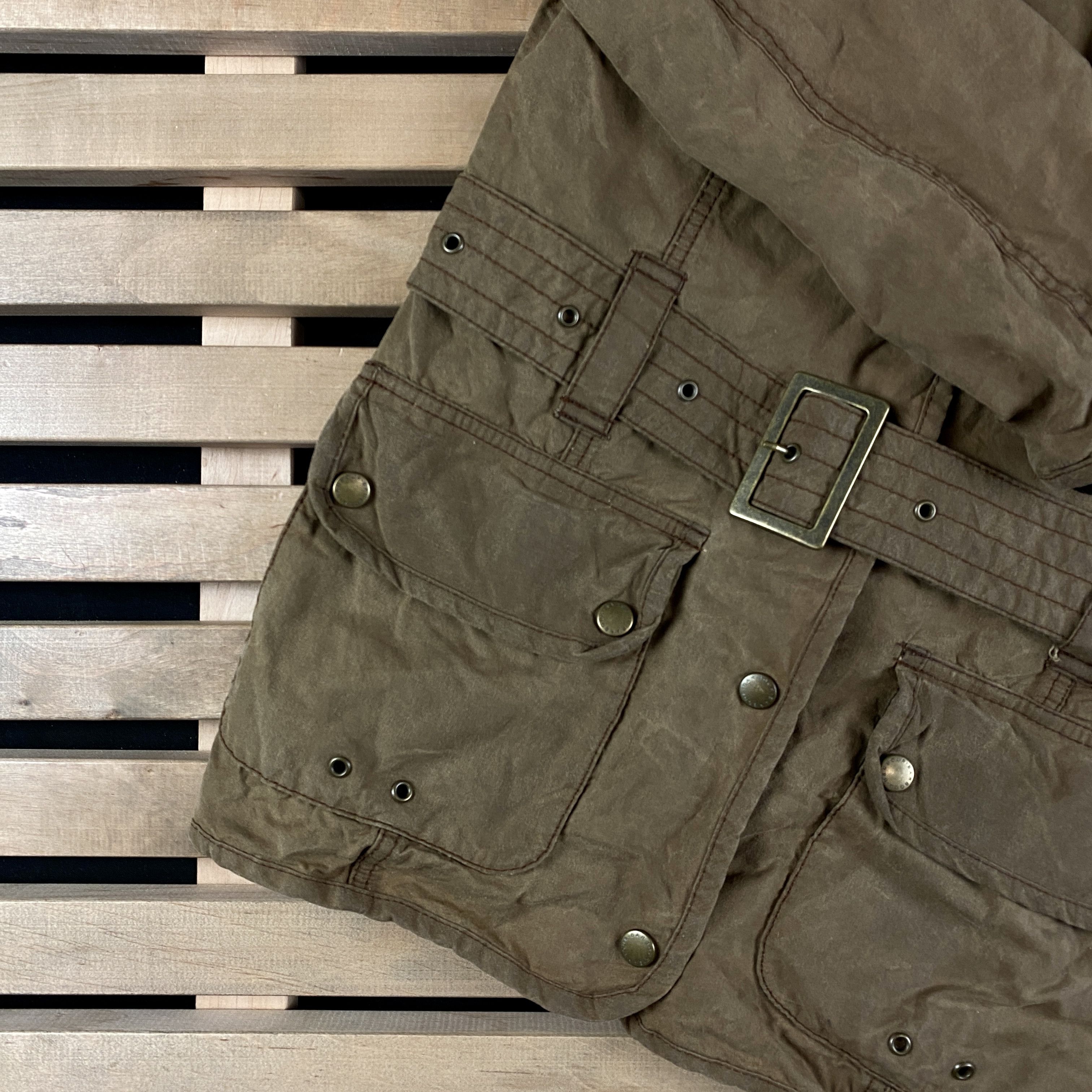 Barbour Womens Waxed Jacket Barbour International Size UK 10 US 6 Size M / US 6-8 / IT 42-44 - 3 Thumbnail
