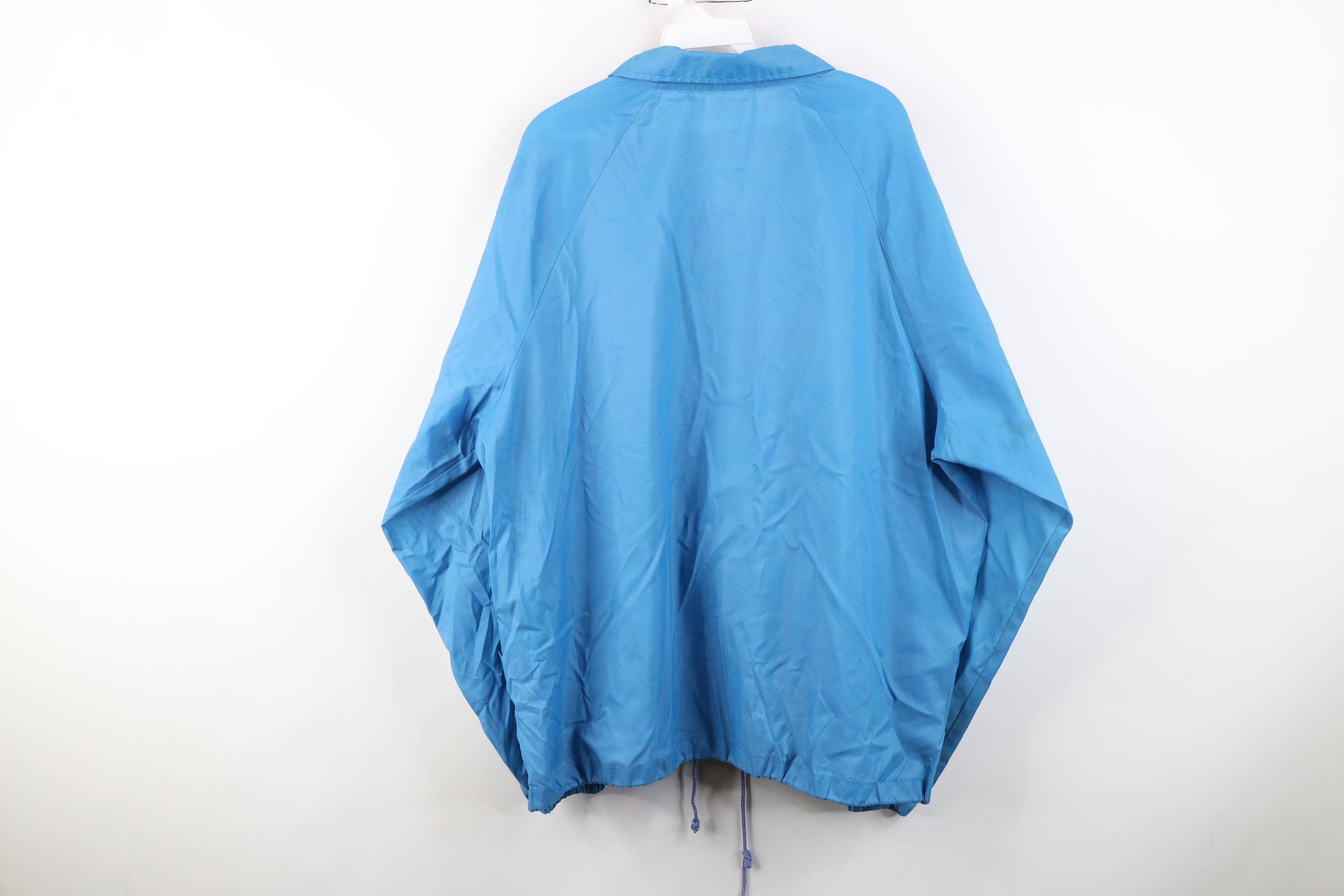 Vintage Vintage 70s 80s Blue Code Coach Coaches Windbreaker Jacket Size US XL / EU 56 / 4 - 15 Thumbnail