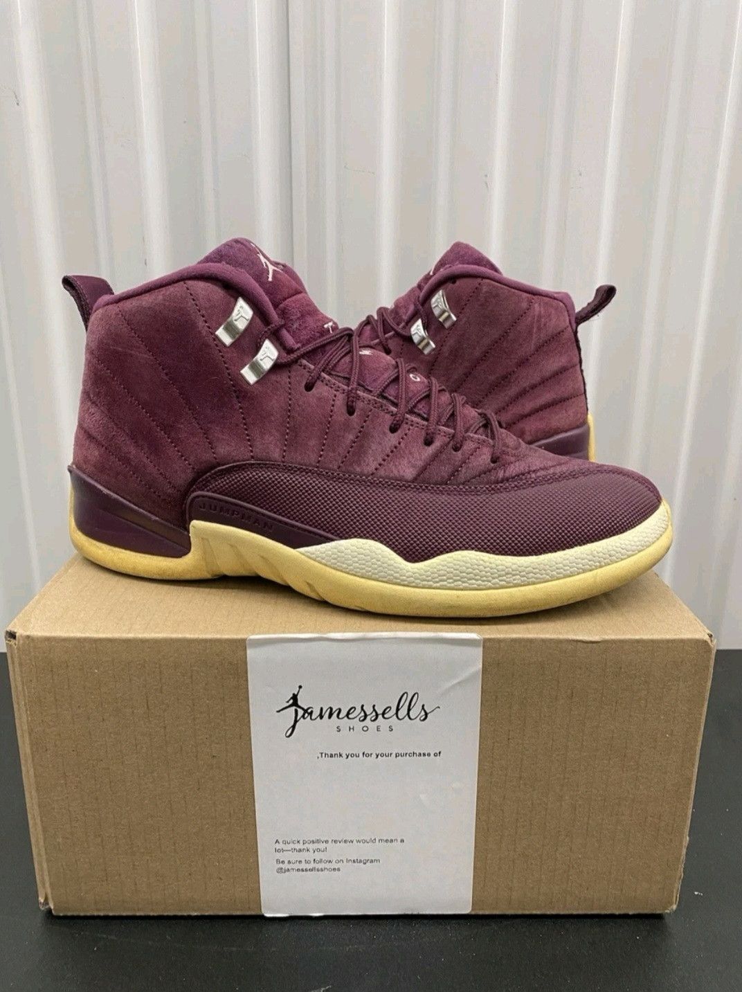 Nike Air Jordan 12 Retro Bordeaux 130690600 Size 11 Men