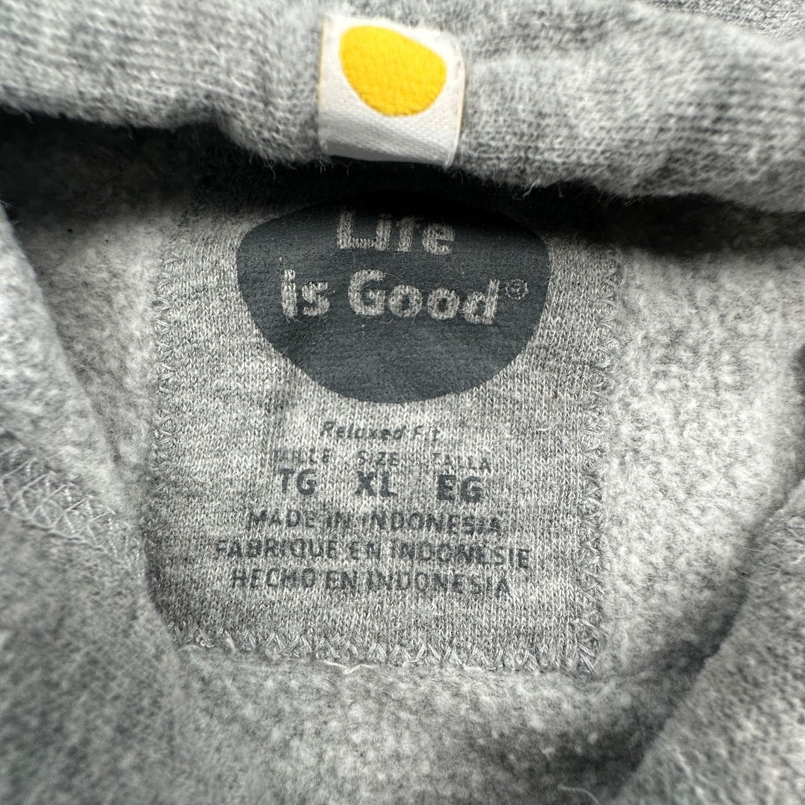 Life is Good Life is Good Keep Reel Hoodie Sweatshirt Jacket Mens XL Gray Size US XL / EU 56 / 4 - 3 Thumbnail