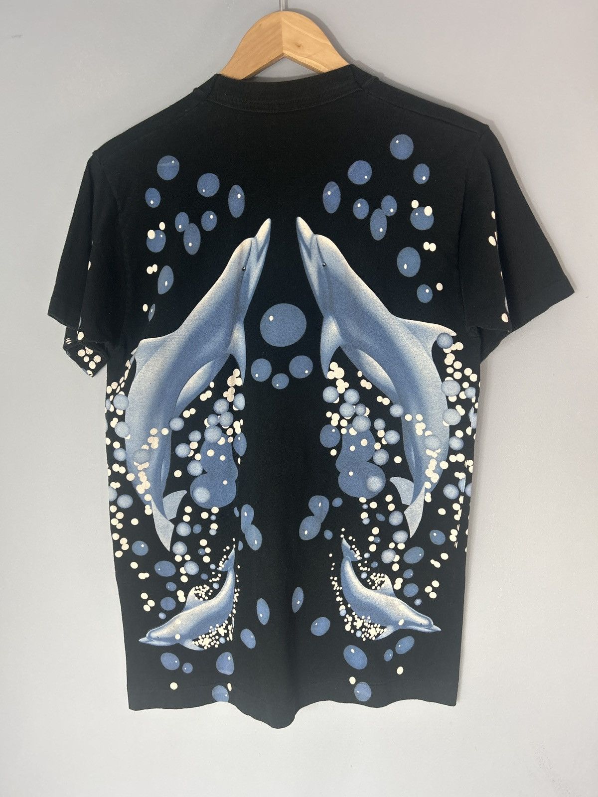 Other Vintage 90s Dolphins & Bubbles All Over Print Tee Size US M / EU 48-50 / 2 - 2 Thumbnail