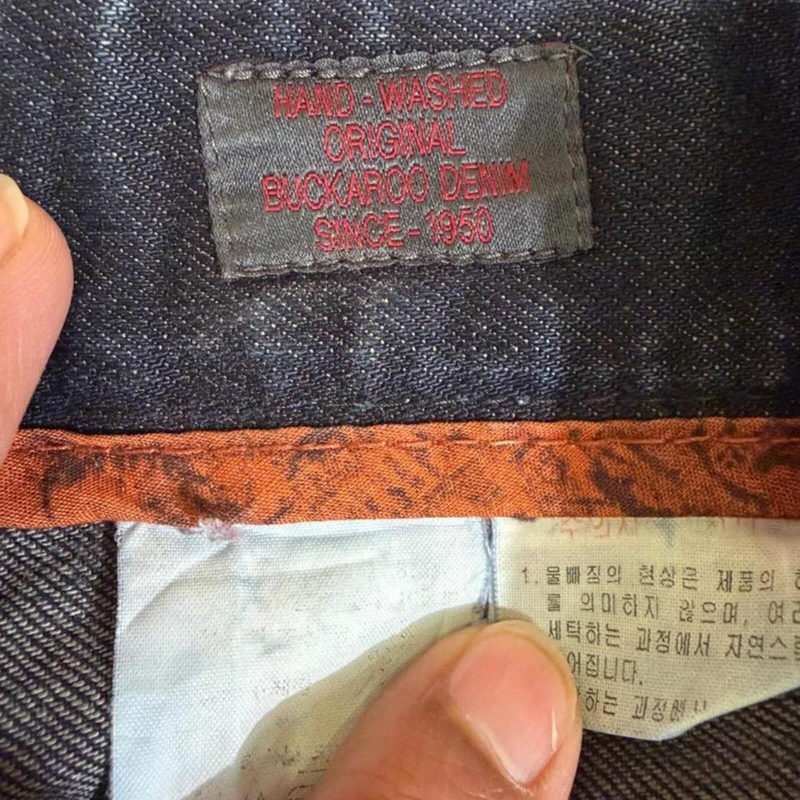 Other Vintage style Buckaroo dark wash regular fit denim jeans Size US 34 / EU 50 - 8 Thumbnail