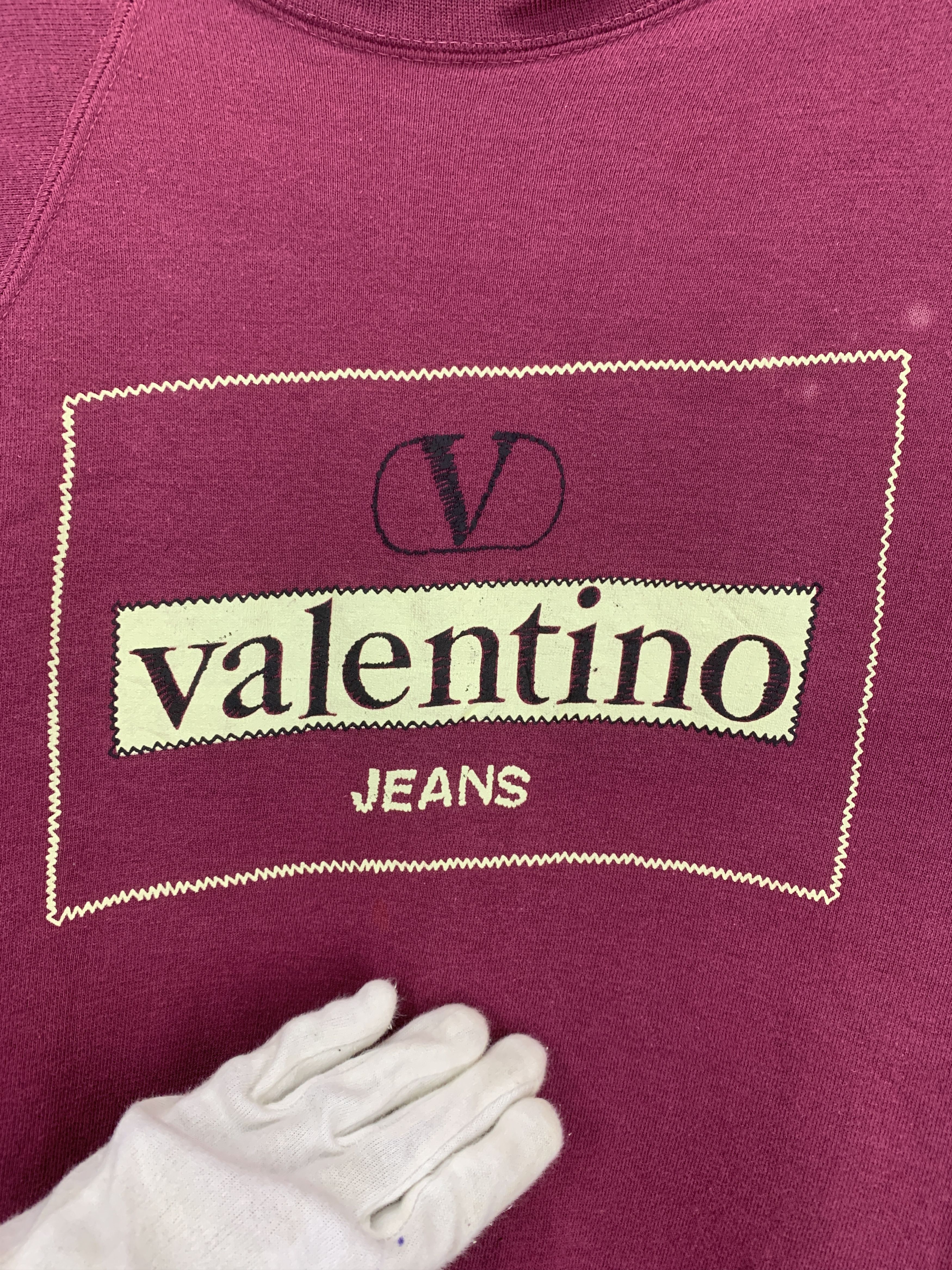 Valentino Vintage VALENTINO JEANS Crew Neck Sweatshirt #2076/16 Size US S / EU 44-46 / 1 - 2 Thumbnail