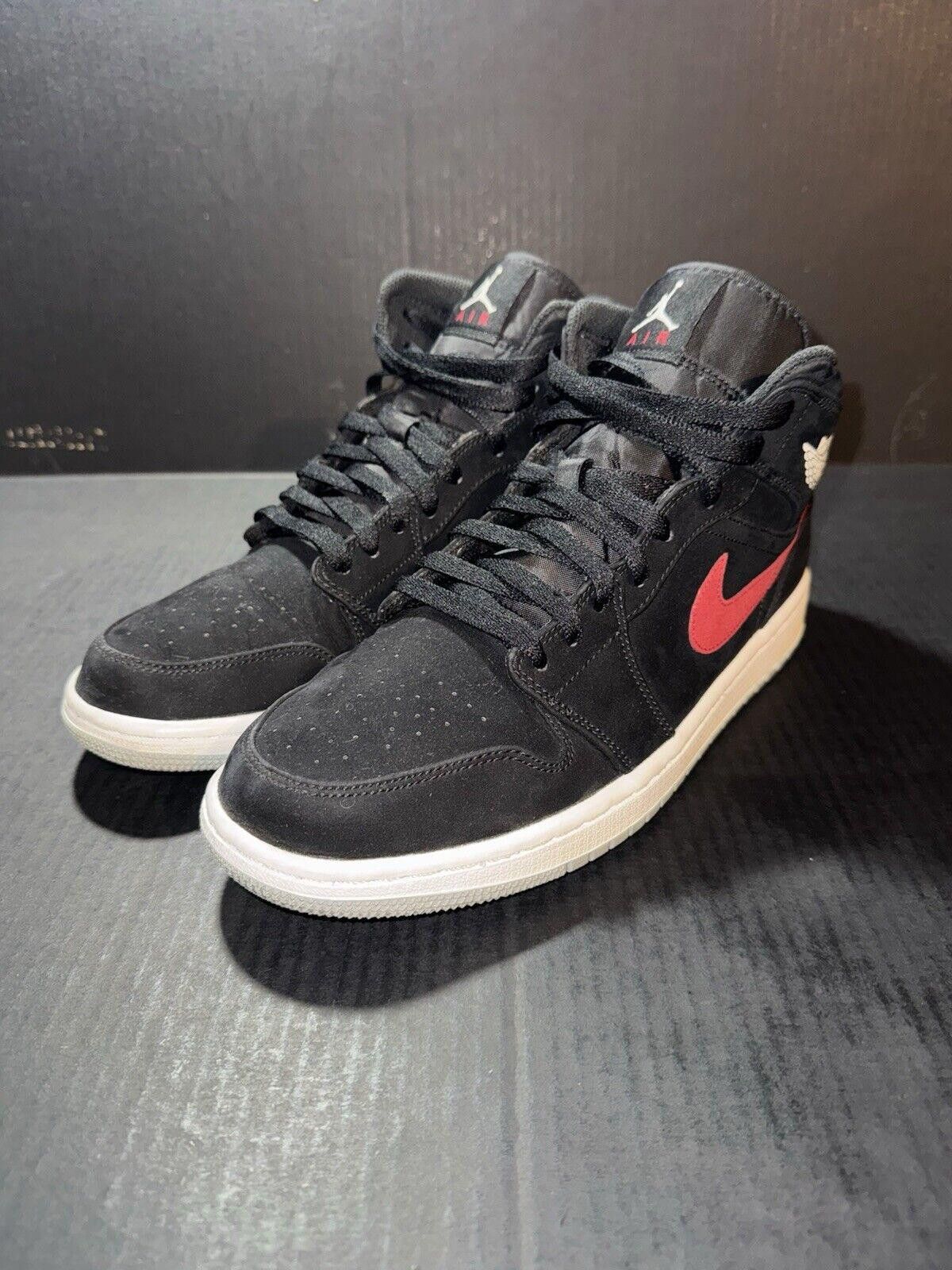 Jordan Brand Nike Air Jordan 1 Mid Multicolor Swoosh 554724-065 Sz 9.5 Size US 9.5 / EU 42-43 - 4 Thumbnail