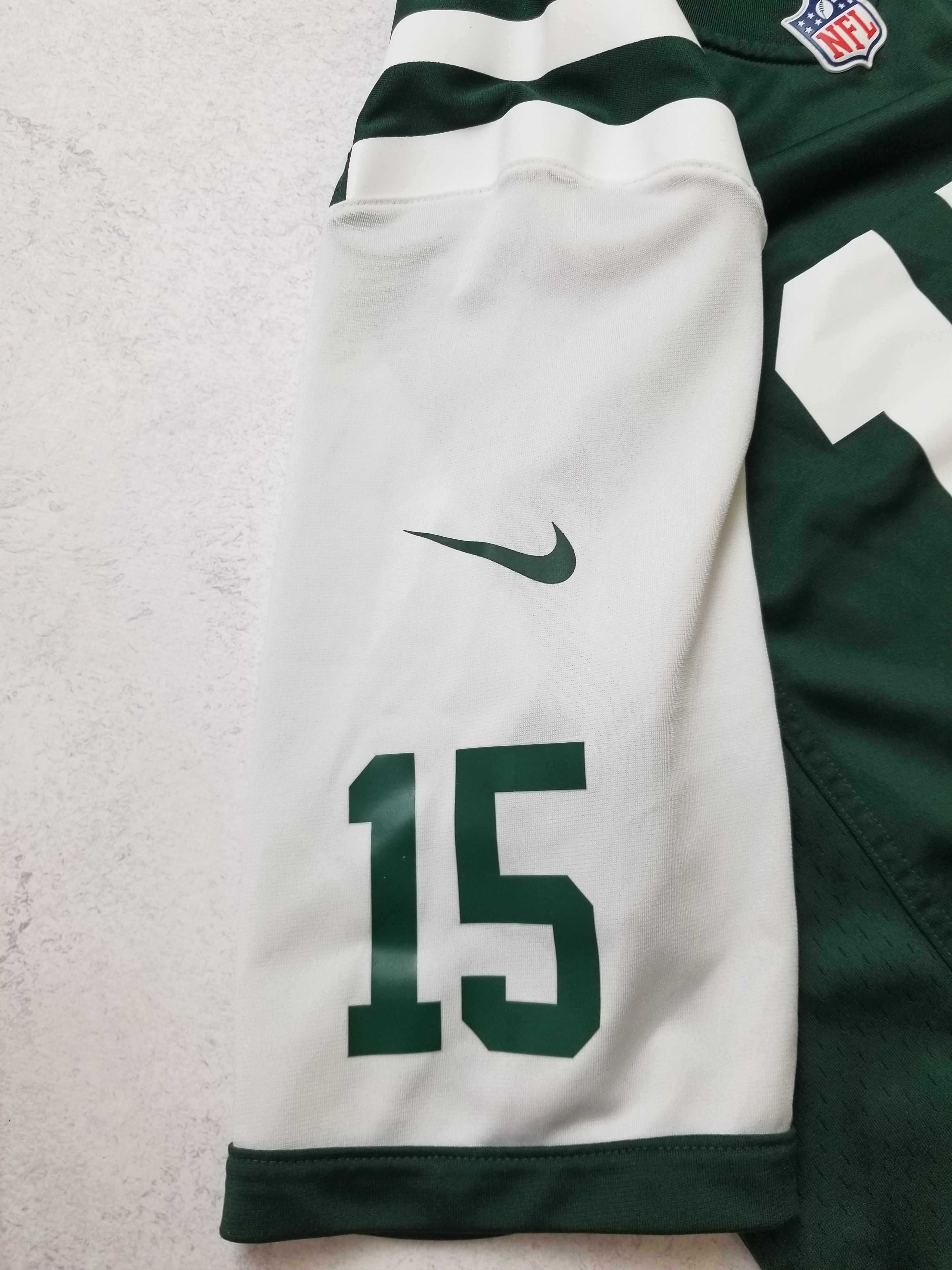 Nike New York Jets NFL Jersey Nike Green #15 Brandon Marshall Size US M / EU 48-50 / 2 - 12 Thumbnail