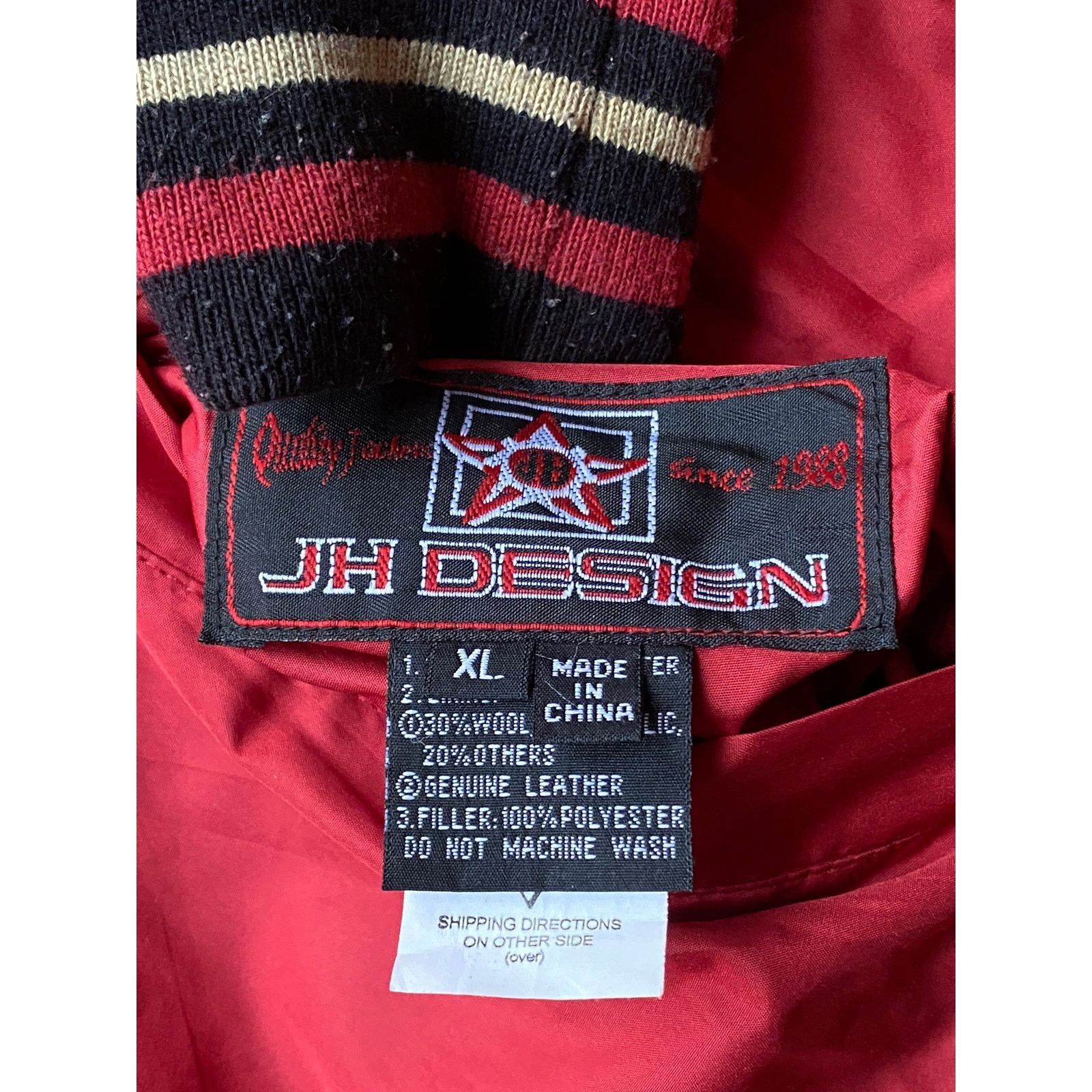 Jeff Hamilton × Starter Boston College Eagles JEFF JH bomber REVERSIBLE Leather XL Size US XL / EU 56 / 4 - 8 Thumbnail