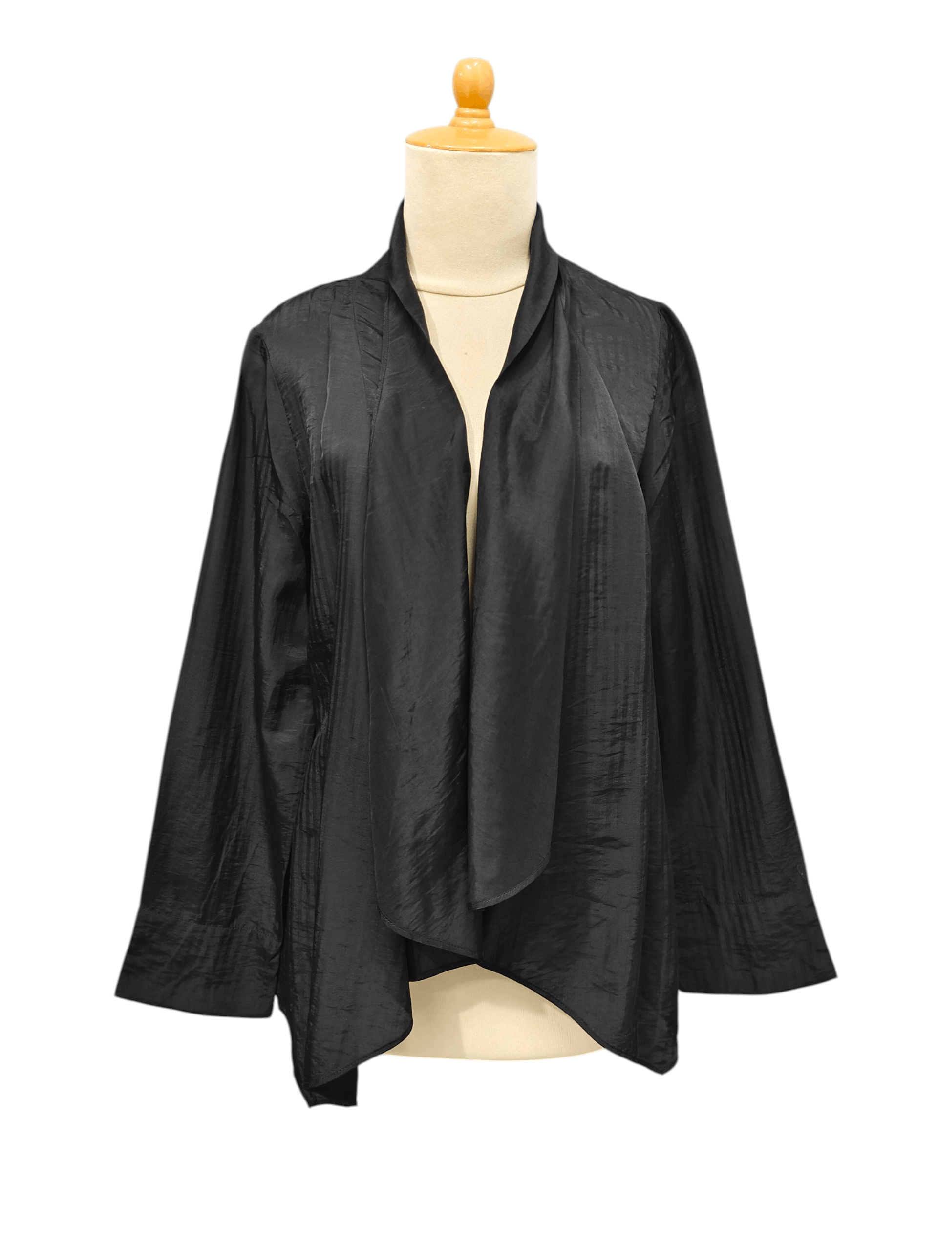 Japanese Brand 2000s Proud Of🇯🇵Gothic Minimal Darkwear Layering Rayon Top Size M / US 6-8 / IT 42-44 - 1 Thumbnail