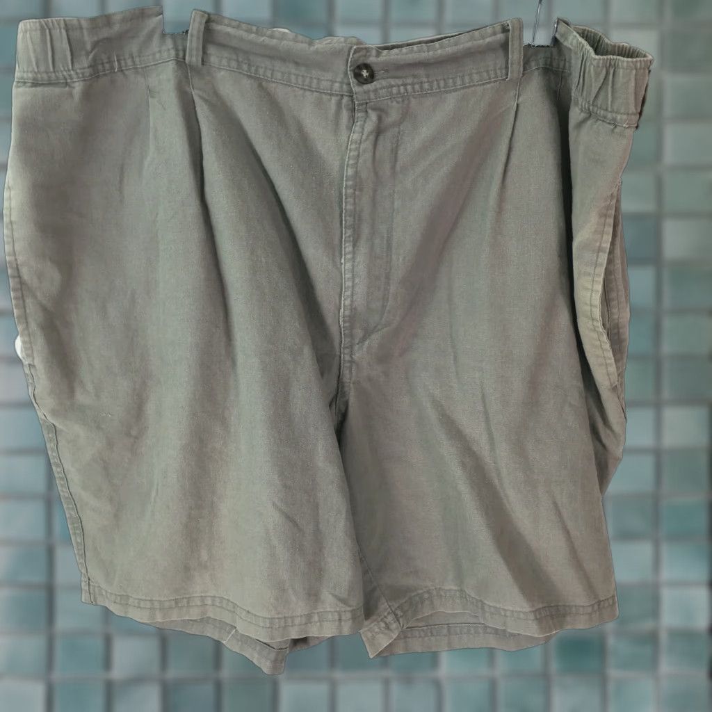Bugle Boy Bugle Boy Company Shorts Mens Chino Flat Front Gray 42 Adult Stretch Classic Size US 42 / EU 58 - 1 Thumbnail