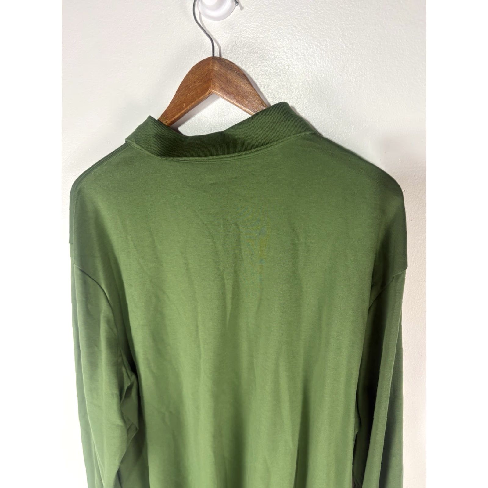 Lands' End Lands' End Polo Shirt Men’s XXL/T Green 3 Button Knit Cotton 100% Casual Classic Preppy Golf Shirt Mens Polo 3 Button Lands End Shirt Size US XXL / EU 58 / 5 - 5 Thumbnail