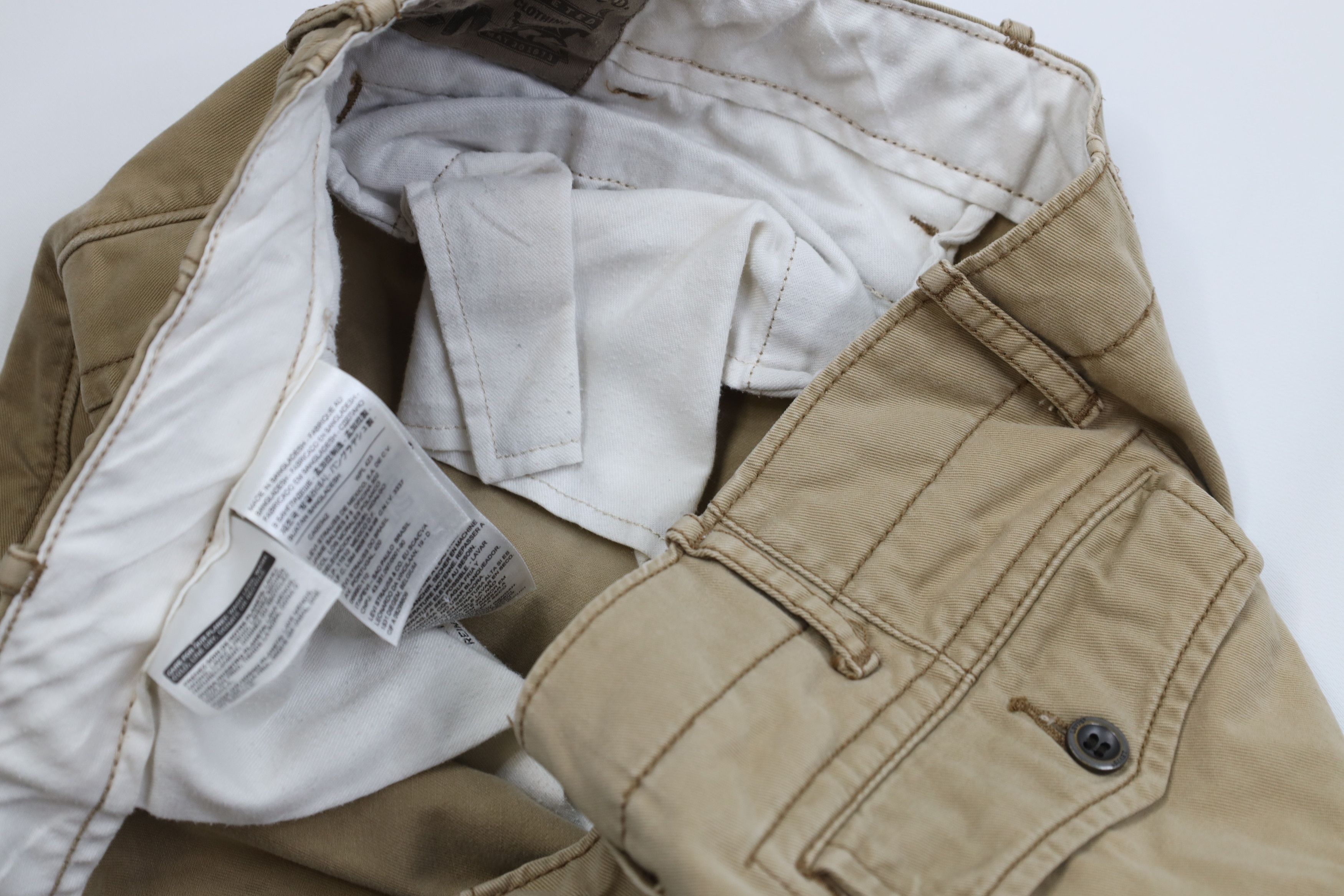 Levi's Vintage Y2K Levis Baggy Wide Leg Cargo Pants Brown Cotton Size US 40 / EU 56 - 8 Thumbnail