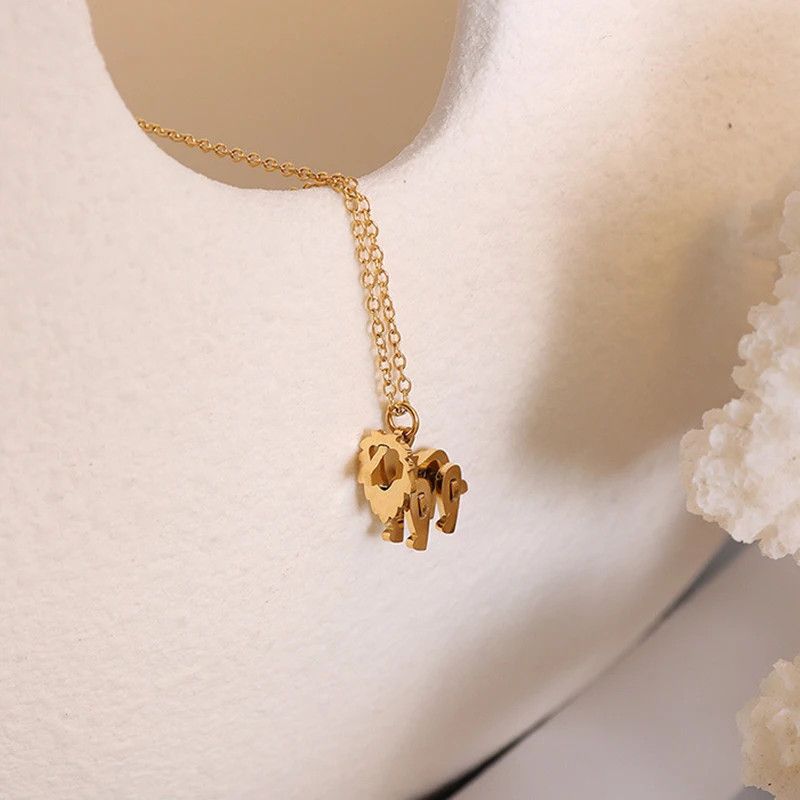 Jewelry 3D Lion Charm Stainless Steel Size ONE SIZE - 4 Thumbnail