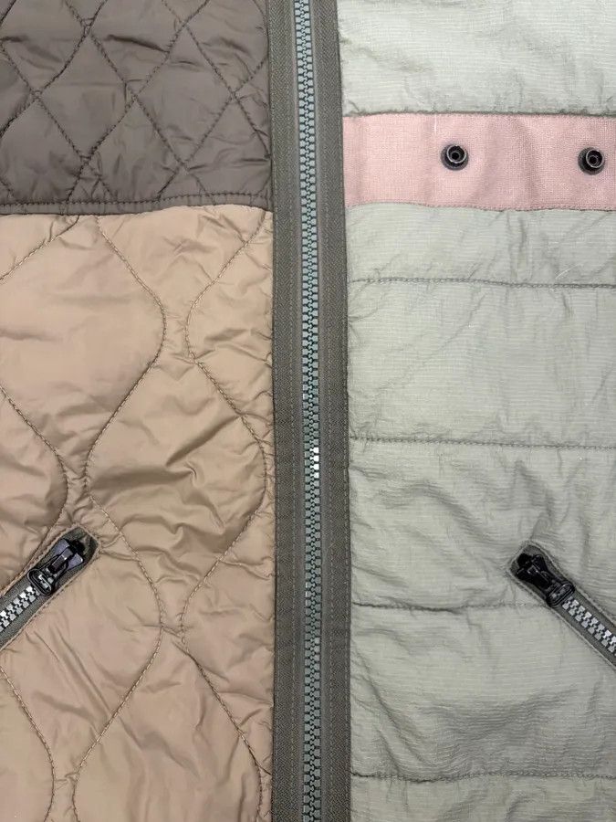 Diesel 2000s Diesel Khaki Deconstructed Puffer Bomber Jacket Size US M / EU 48-50 / 2 - 9 Thumbnail