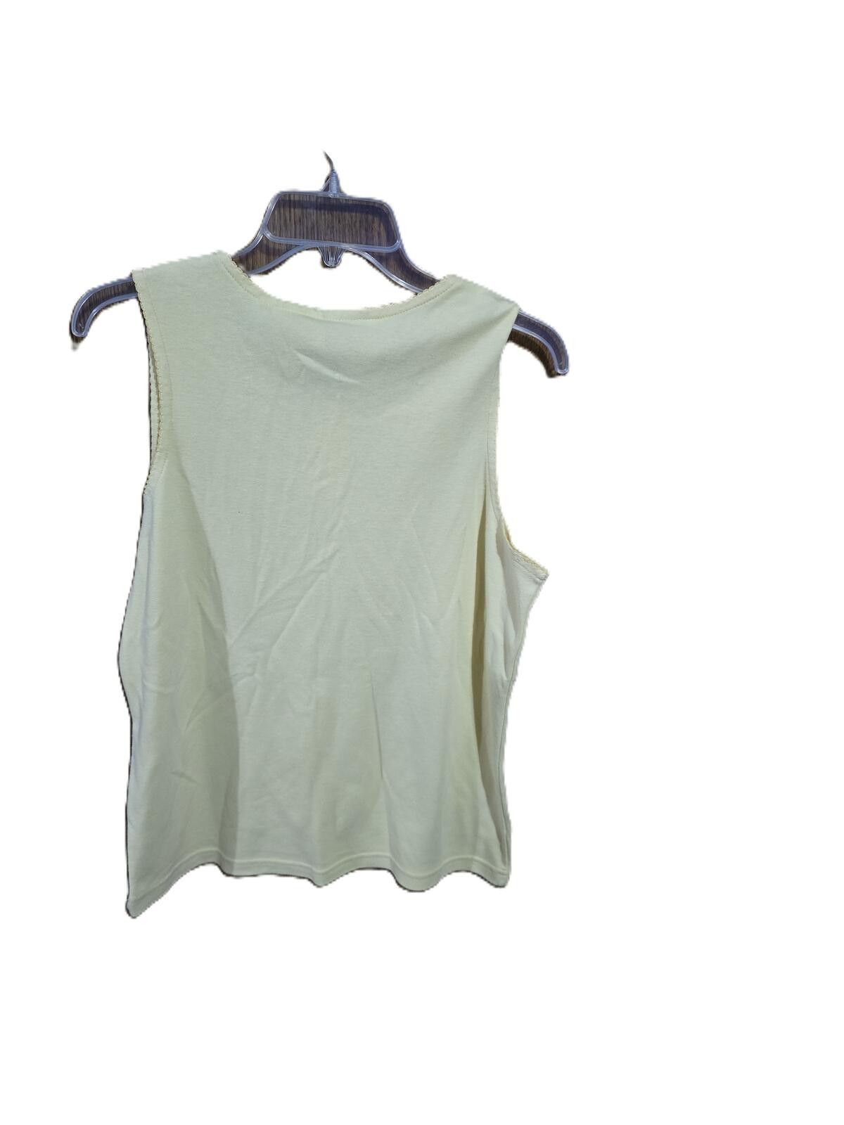 Other Jaclyn Smith Sport Solid Yellow Tank Top Size Large Size L / US 10 / IT 46 - 3 Thumbnail