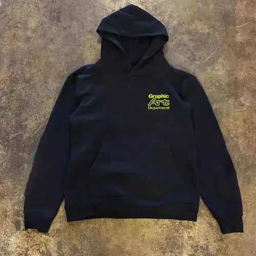 Japanese Brand Hoodie Black washed retro letter print hoodie y2k Size US L / EU 52-54 / 3 - 2 Thumbnail