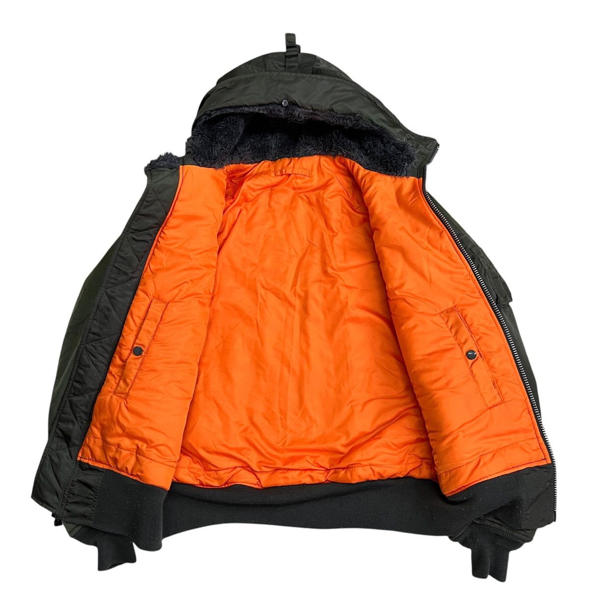 Alpha Industries 💥 ALPHA M-1 WITH HOODED BOMBER JACKET Size US L / EU 52-54 / 3 - 7 Thumbnail