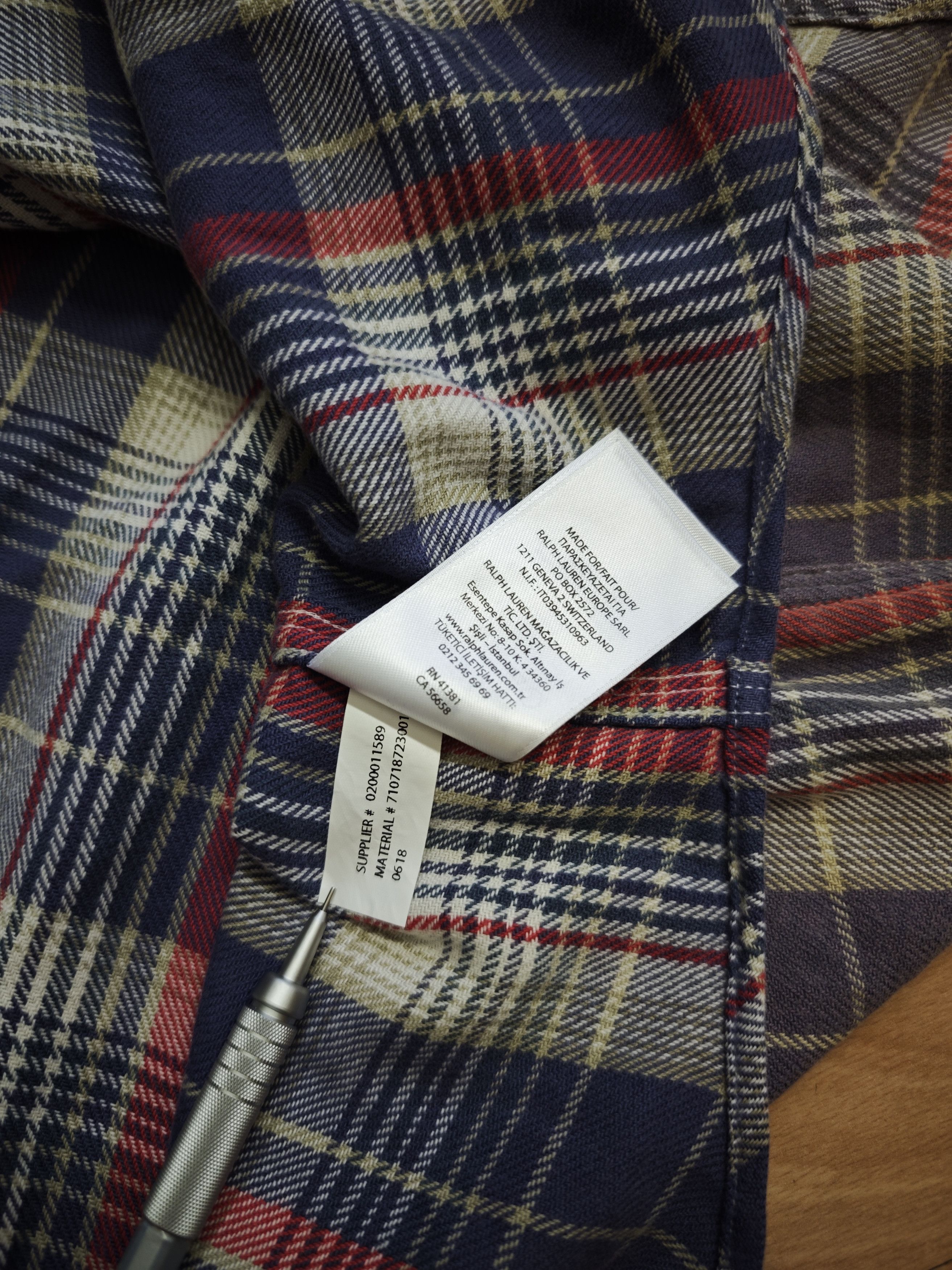 Polo Ralph Lauren Polo Ralph Lauren Plaid Embroidered Japan Tiger Flannel M Size US M / EU 48-50 / 2 - 4 Thumbnail