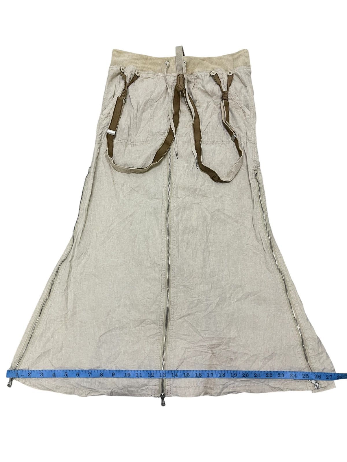 If Six Was Nine G.O.A Suspender Long Skrit Cream Size 32" / US 10 / IT 46 - 10 Thumbnail