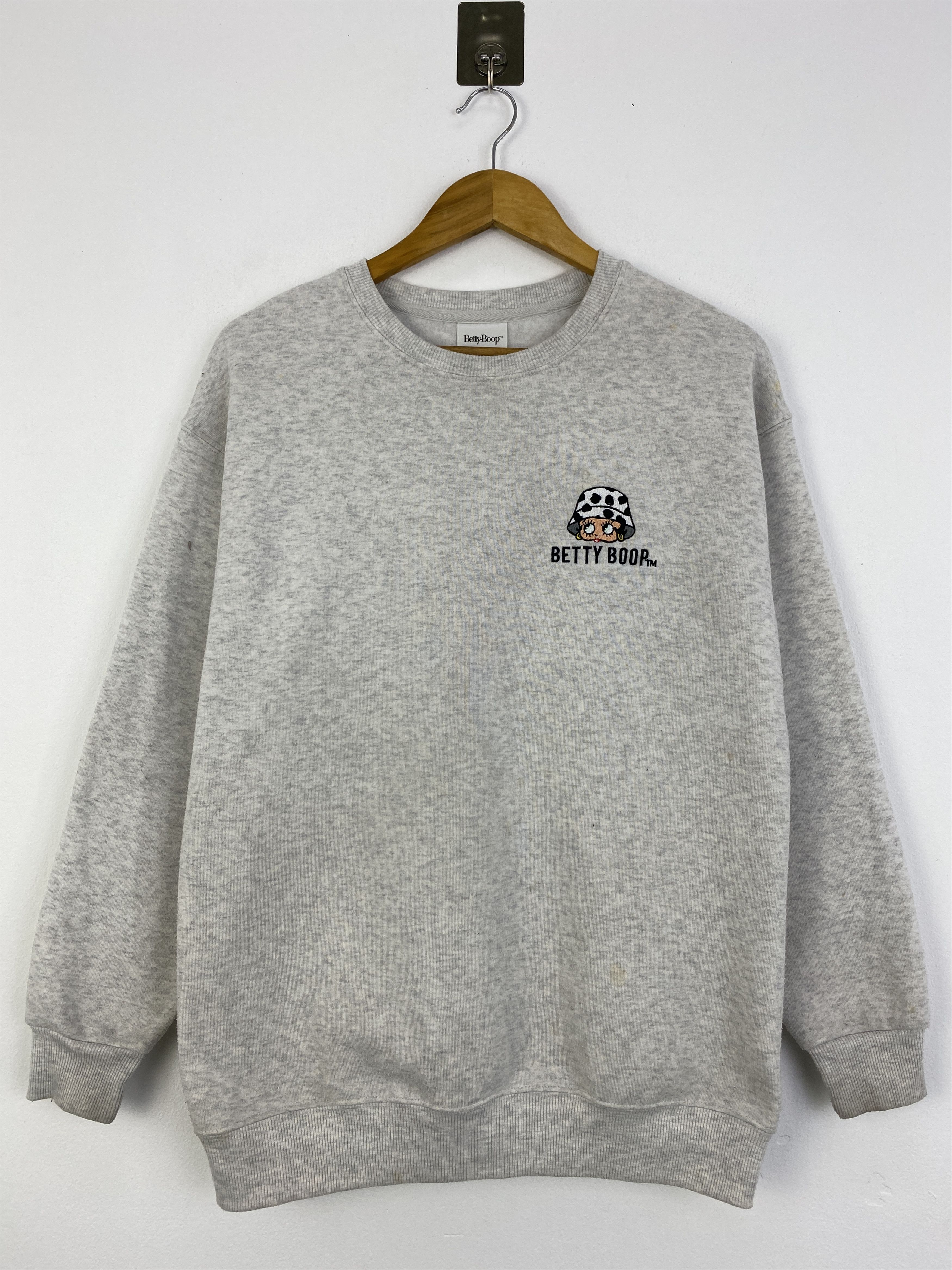 Vintage Vintage Betty Boop Backhit Pullover Sweatshirt SH0056 Size US M / EU 48-50 / 2 - 3 Thumbnail