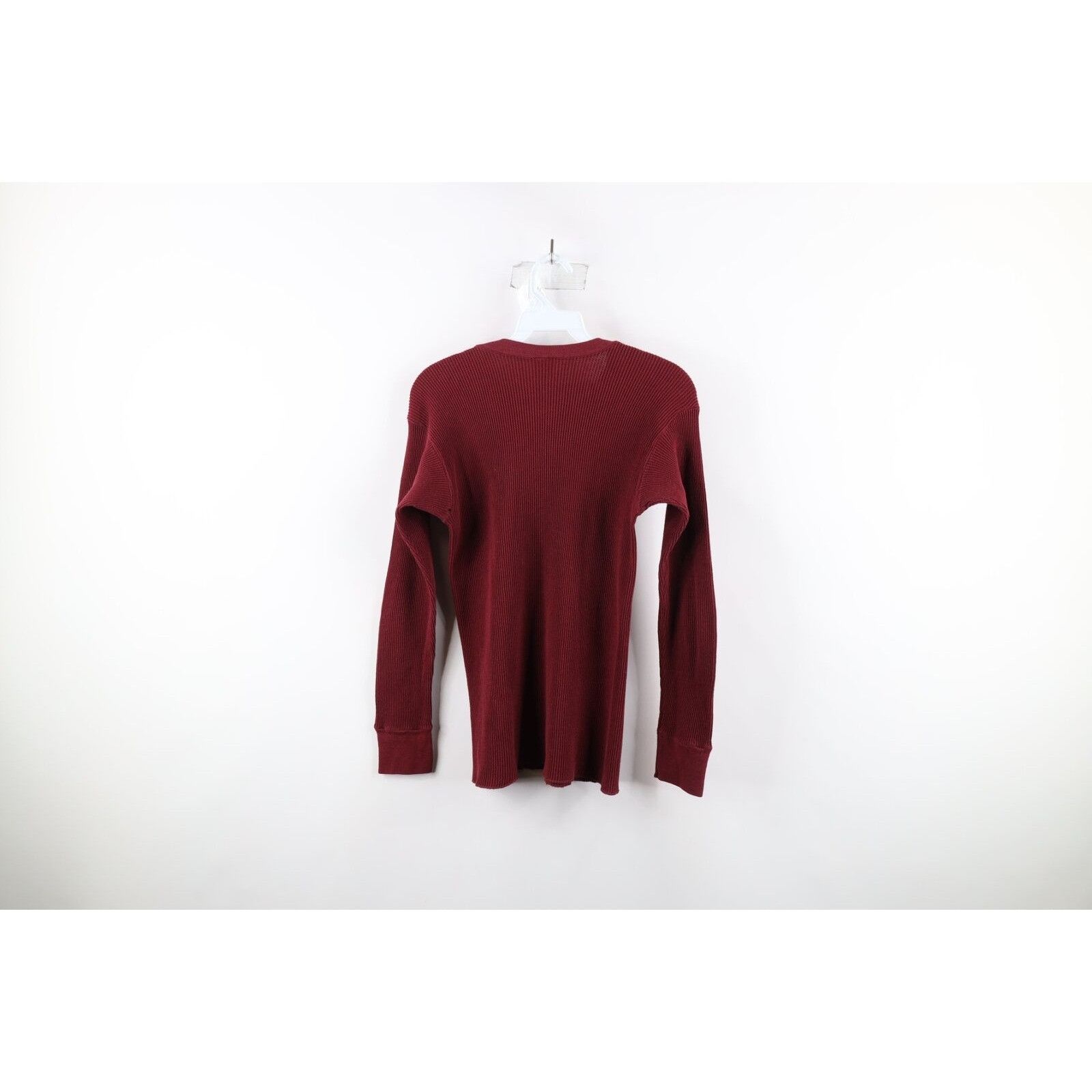 Vintage Vintage 70s Streetwear Faded Thermal Waffle Knit T-Shirt Size US M / EU 48-50 / 2 - 6 Thumbnail