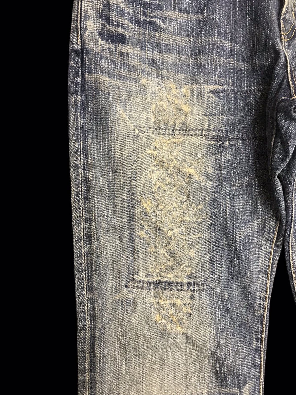 Edwin × Versace 💥FLARE💥 EDWIN DISTRESSED DENIM F48 Size US 31 - 8 Thumbnail