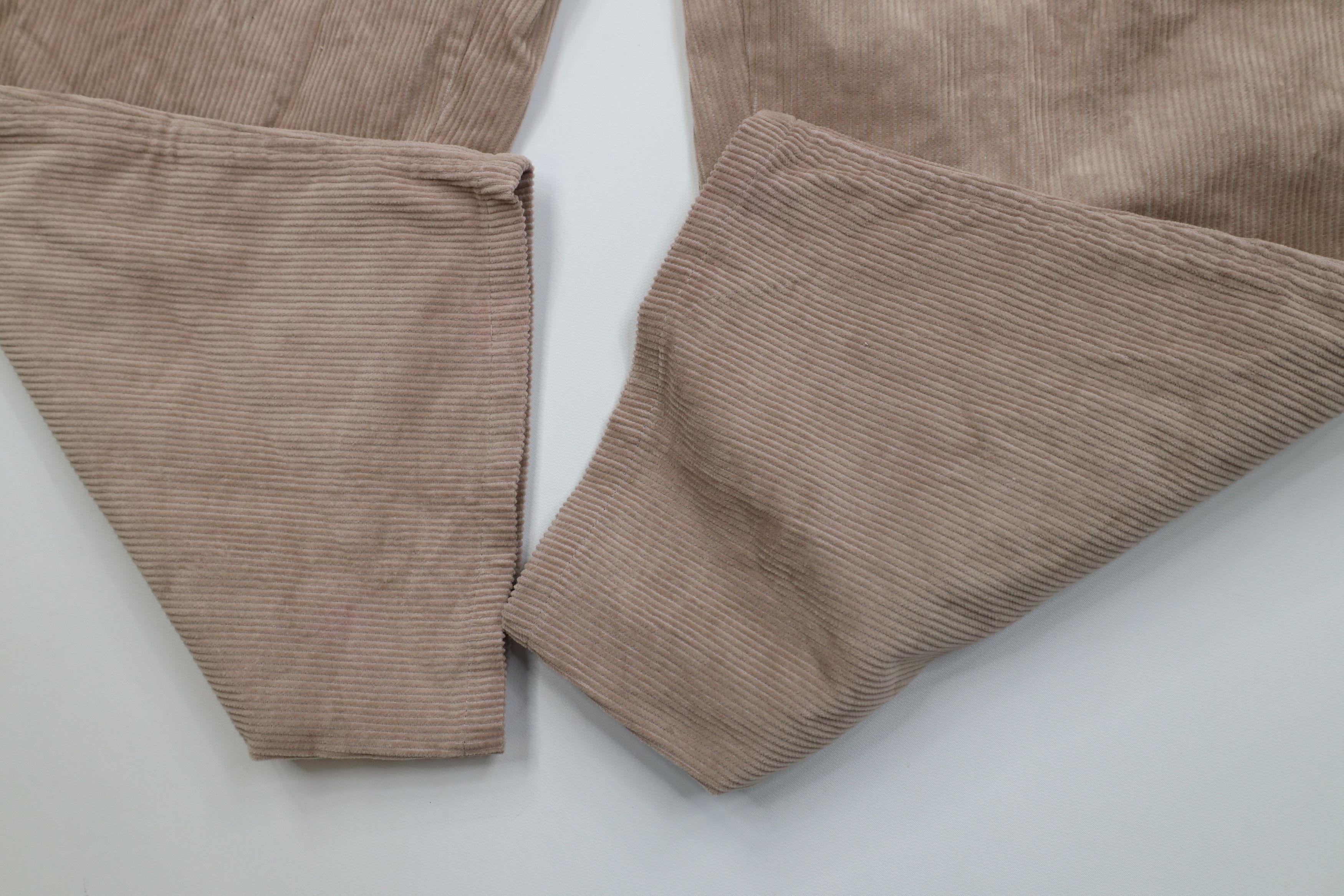 Vintage Vintage 90s Streetwear Wide Leg Corduroy Chino Pants Beige Size US 42 / EU 58 - 6 Thumbnail